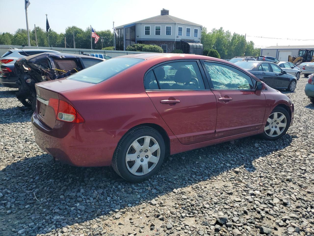 2010 Honda Civic Lx Красный vin: 2HGFA1F59AH576295