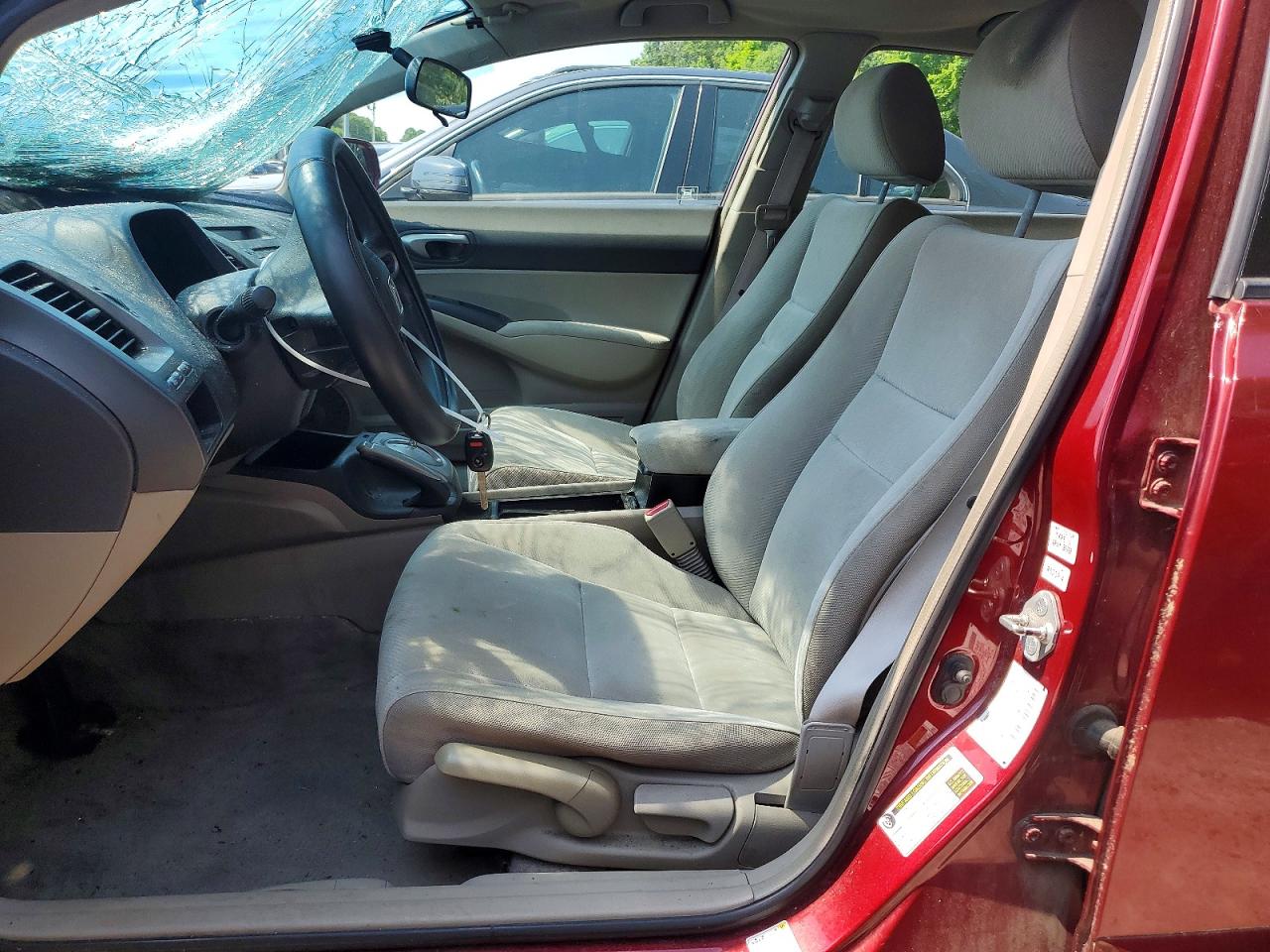 2010 Honda Civic Lx Красный vin: 2HGFA1F59AH576295