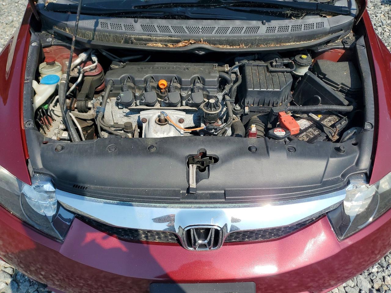 2010 Honda Civic Lx Красный vin: 2HGFA1F59AH576295