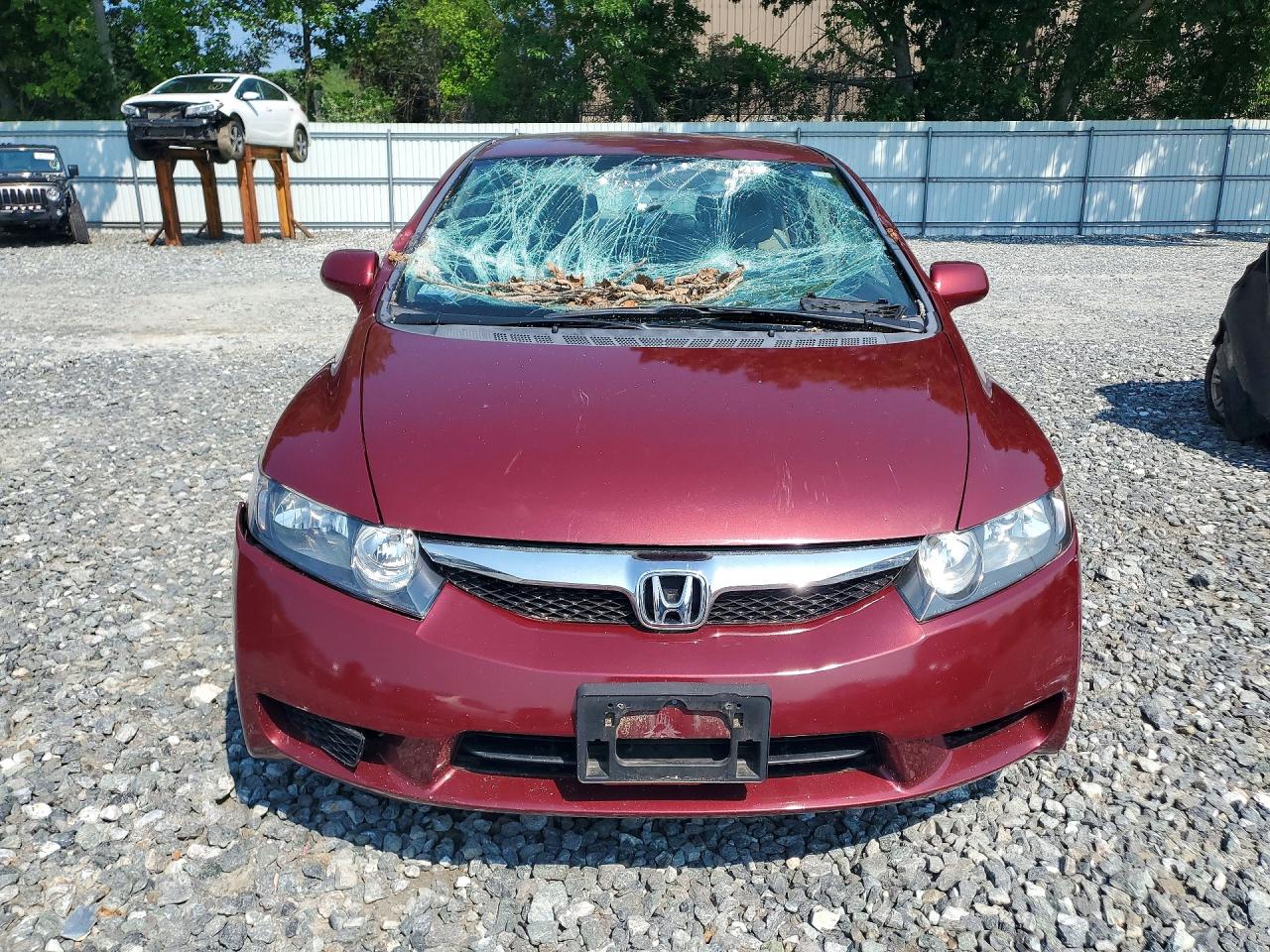 2010 Honda Civic Lx Красный vin: 2HGFA1F59AH576295