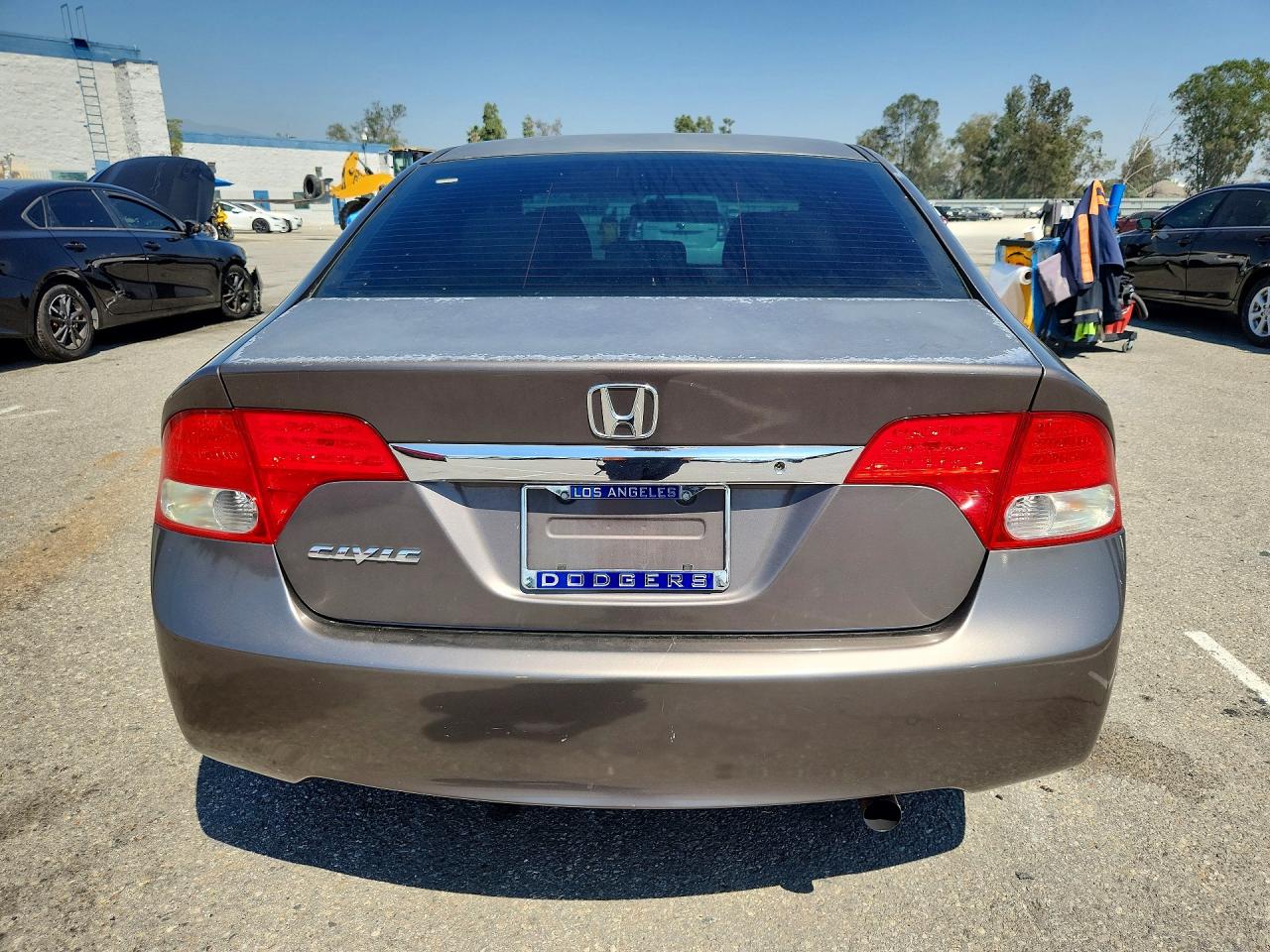 2010 Honda Civic Lx Gray vin: 2HGFA1F59AH580251