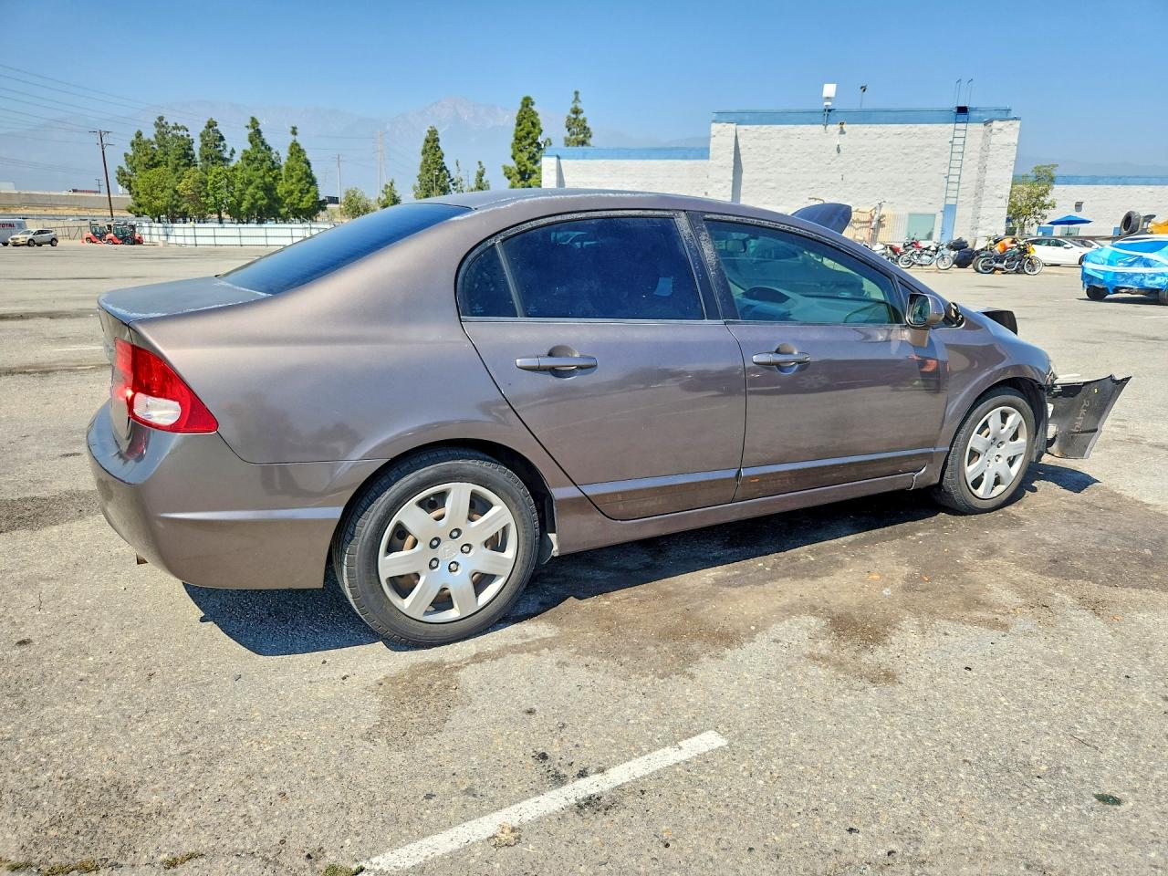 2010 Honda Civic Lx Gray vin: 2HGFA1F59AH580251