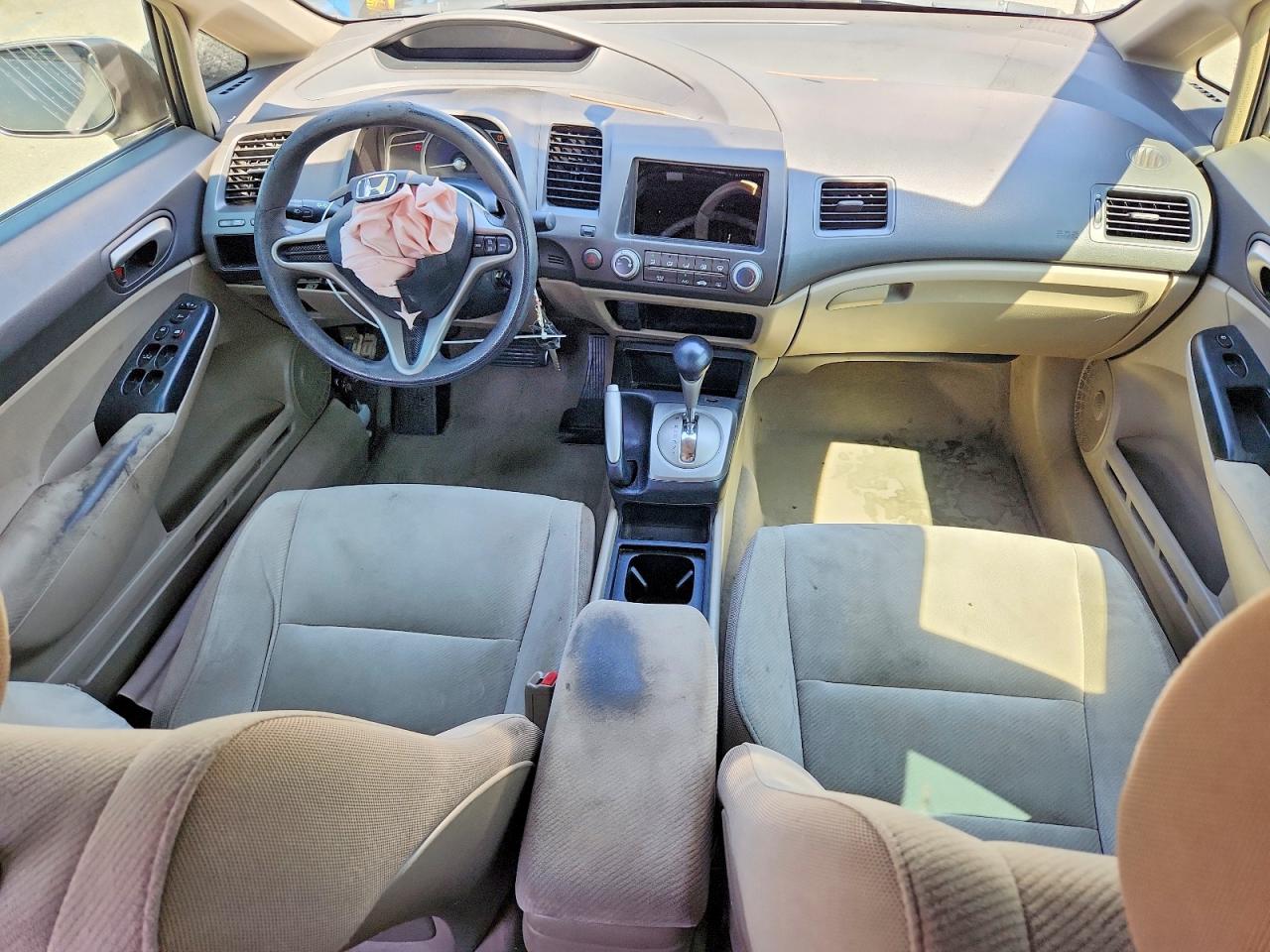 2010 Honda Civic Lx Gray vin: 2HGFA1F59AH580251