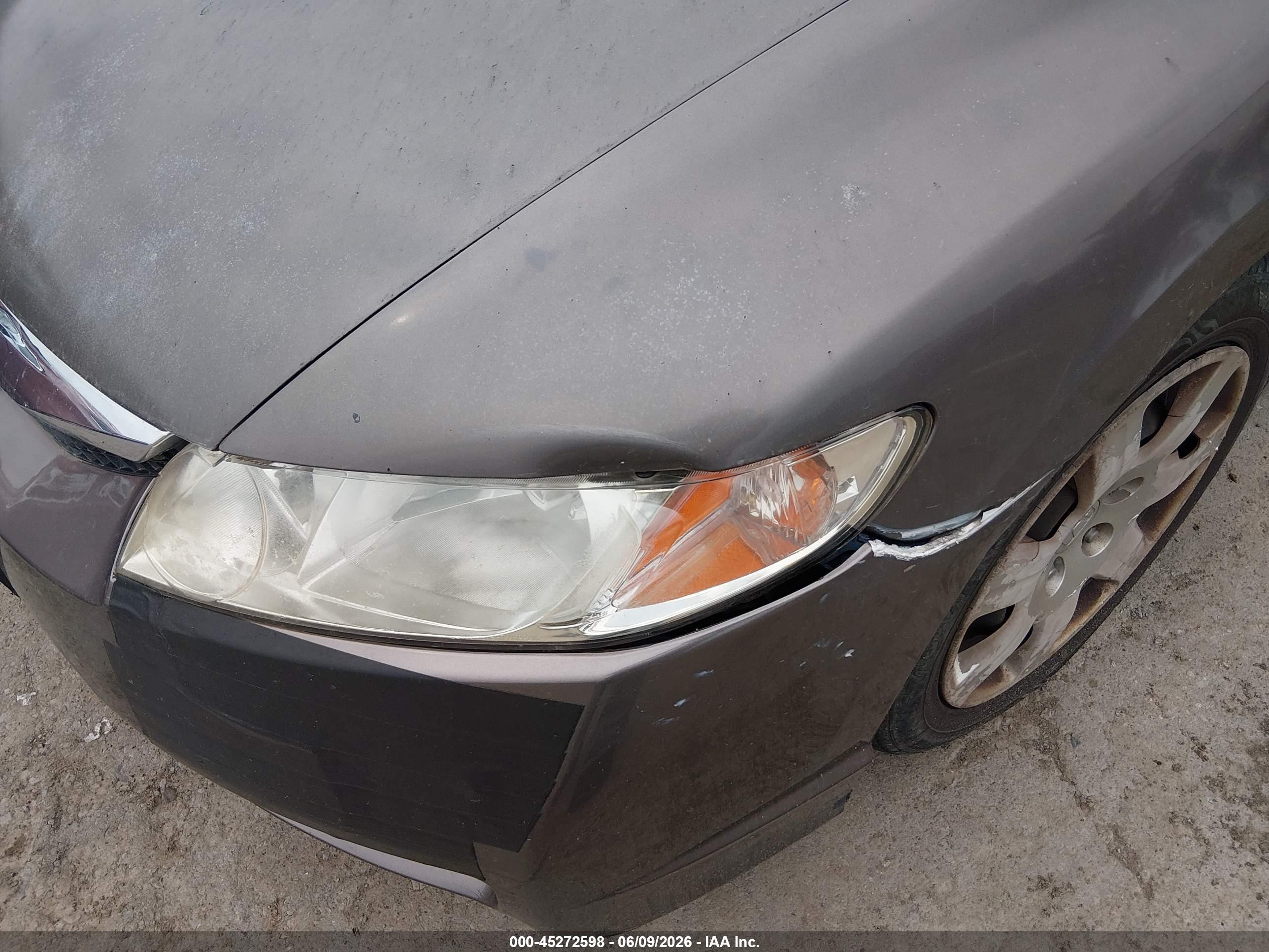 2010 Honda Civic Lx Gray vin: 2HGFA1F59AH582100