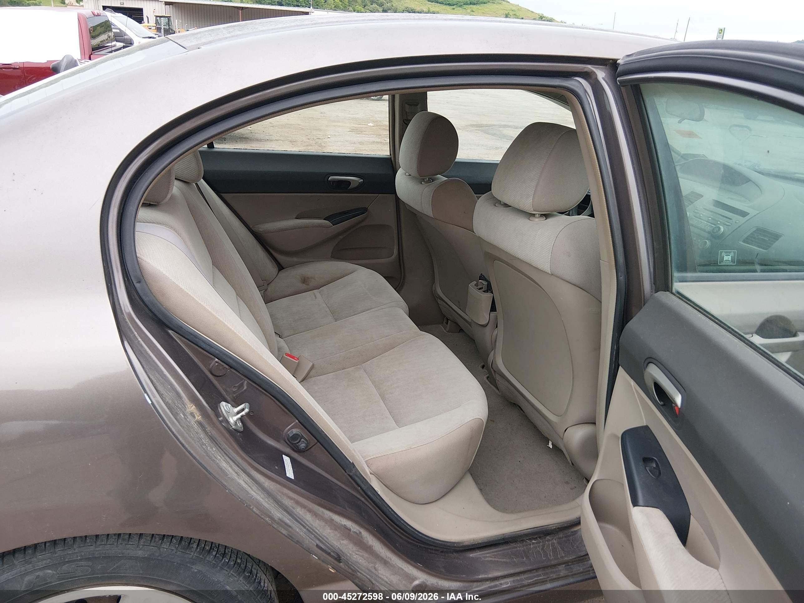 2010 Honda Civic Lx Gray vin: 2HGFA1F59AH582100