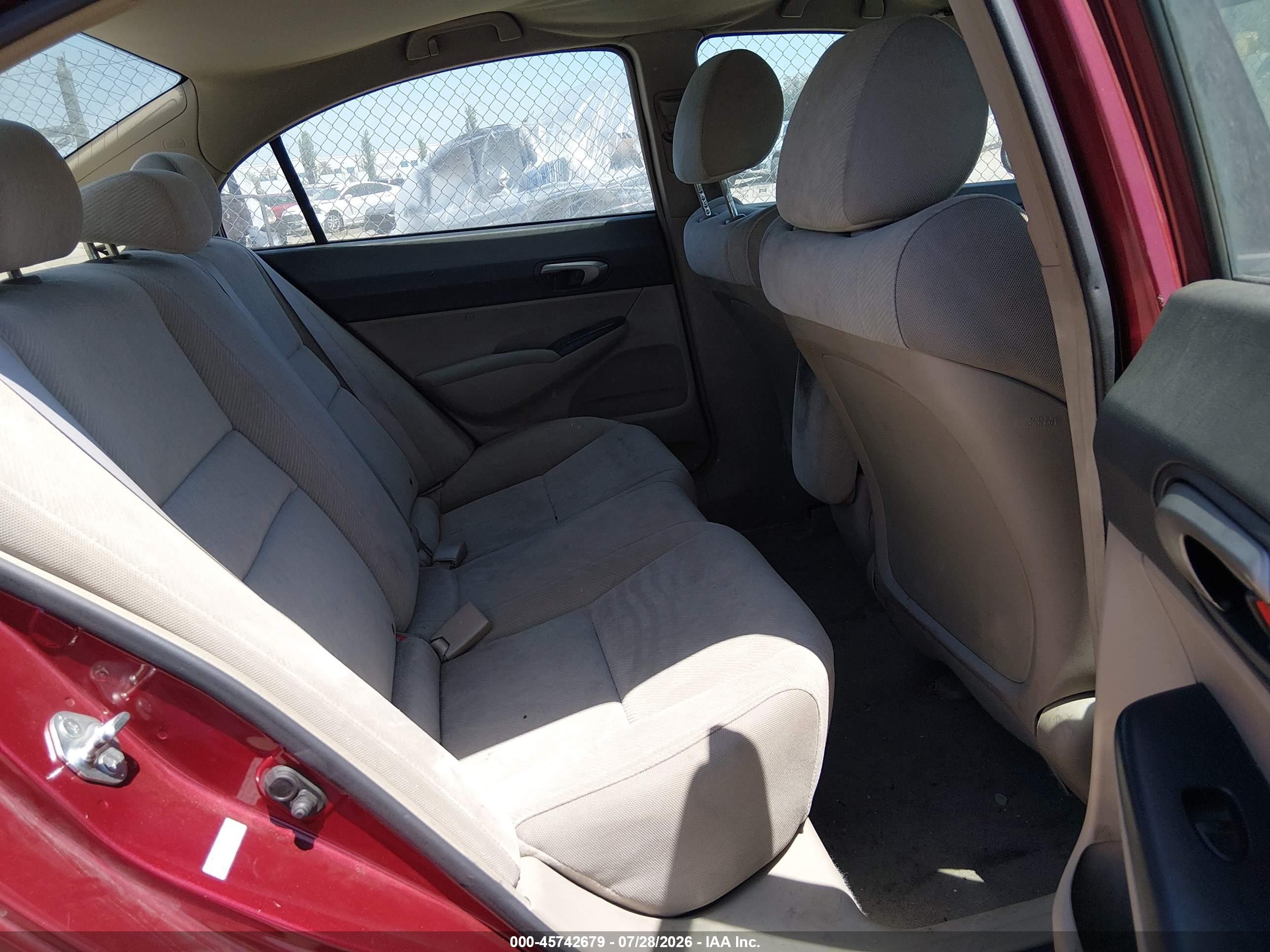 2010 Honda Civic Lx Бордовый vin: 2HGFA1F59AH586180