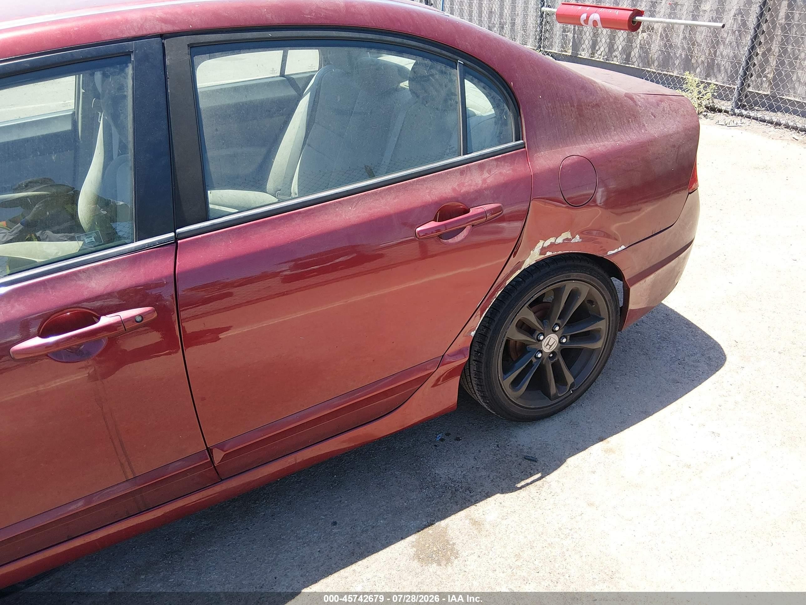 2010 Honda Civic Lx Бордовый vin: 2HGFA1F59AH586180