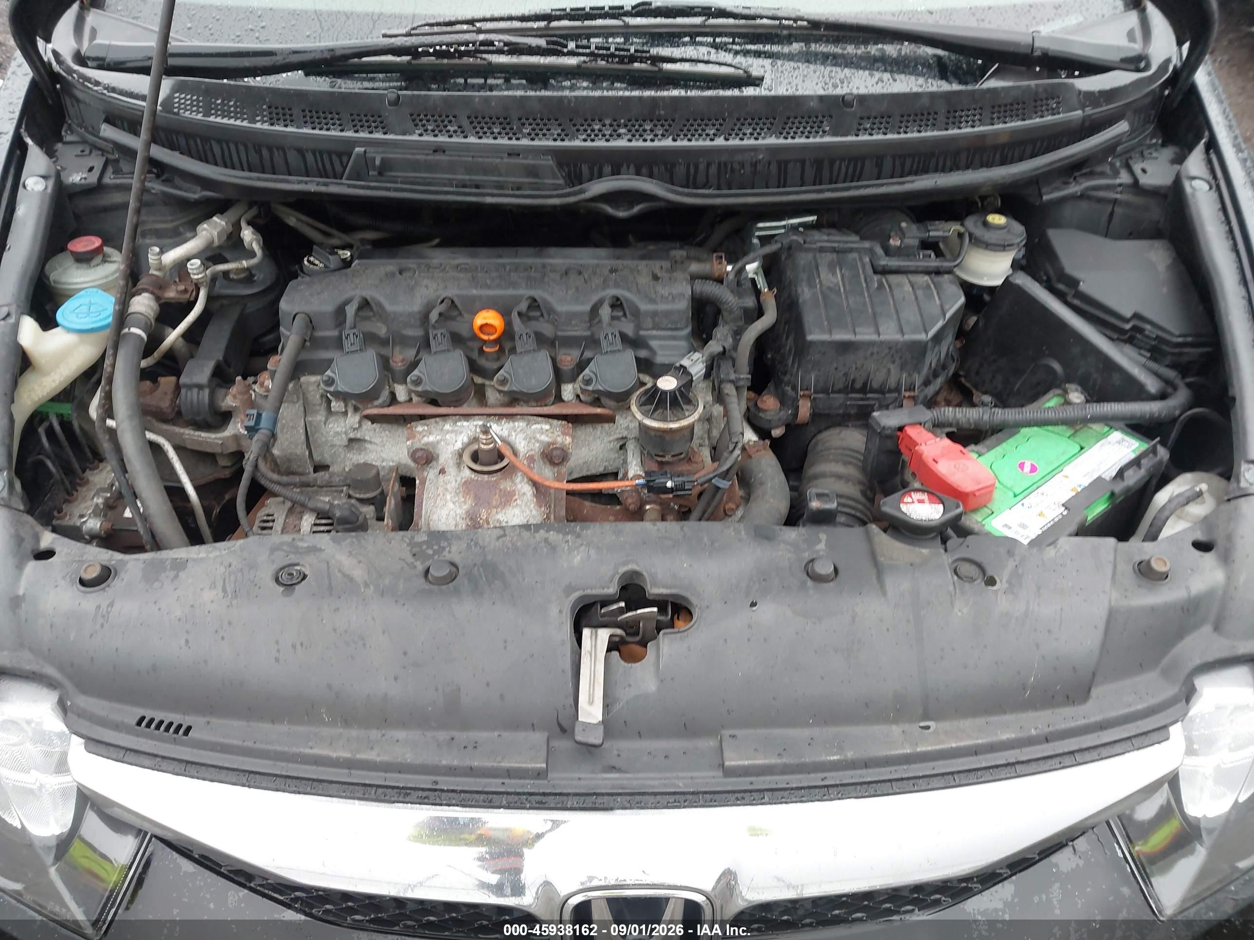 2011 Honda Civic Lx Black vin: 2HGFA1F59BH302144
