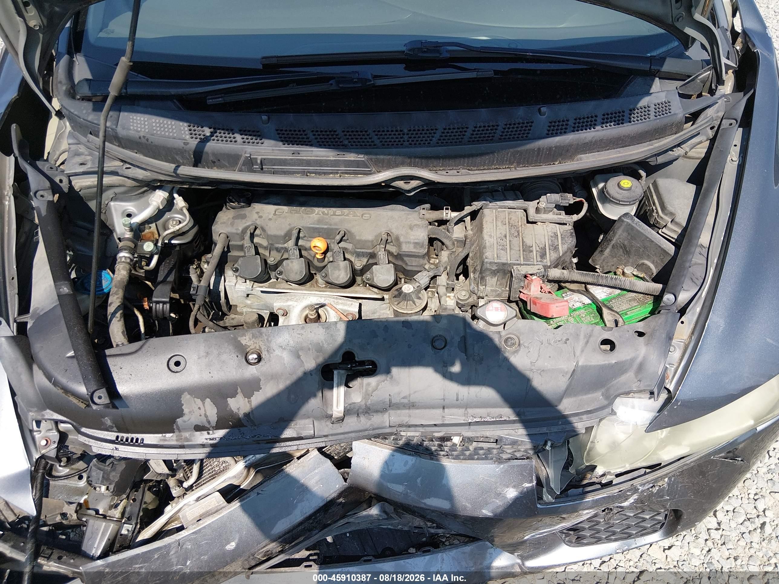 2011 Honda Civic Lx Gray vin: 2HGFA1F59BH304850