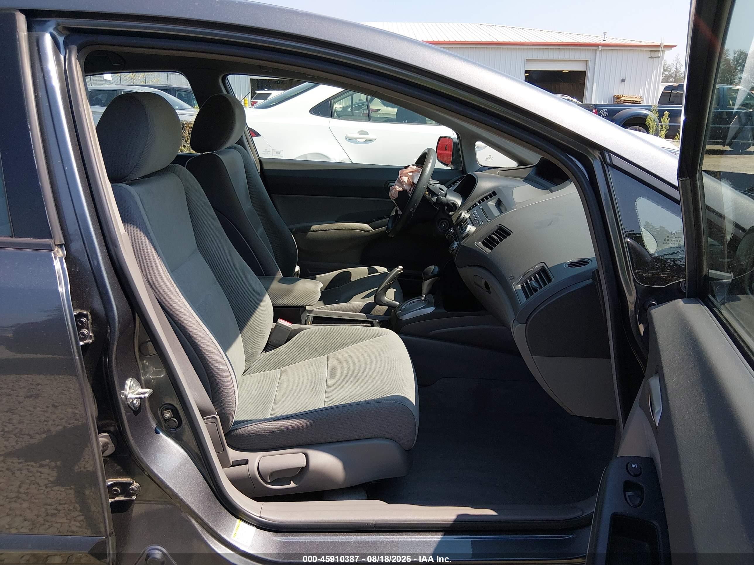 2011 Honda Civic Lx Gray vin: 2HGFA1F59BH304850