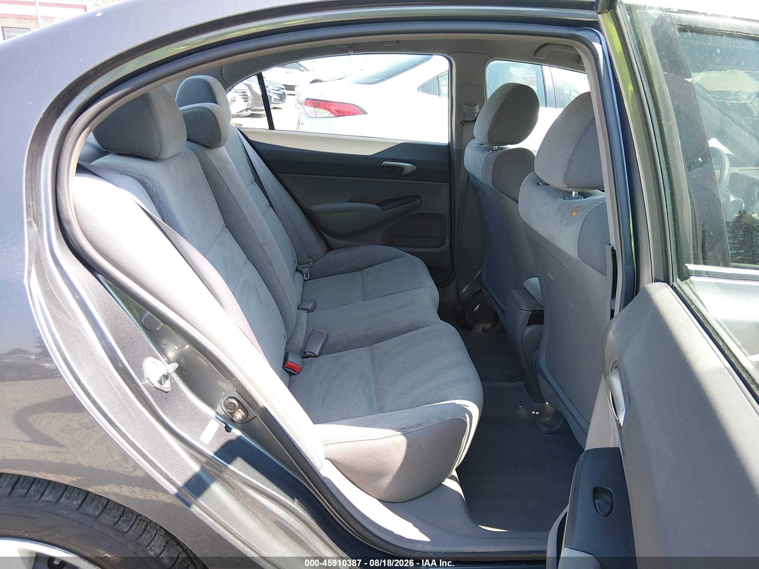2011 Honda Civic Lx Gray vin: 2HGFA1F59BH304850
