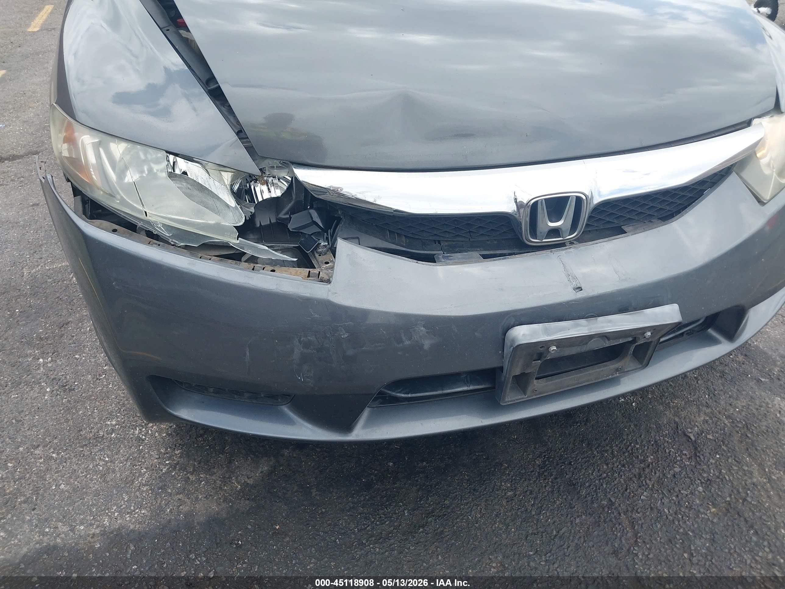 2011 Honda Civic Lx Gray vin: 2HGFA1F59BH503963