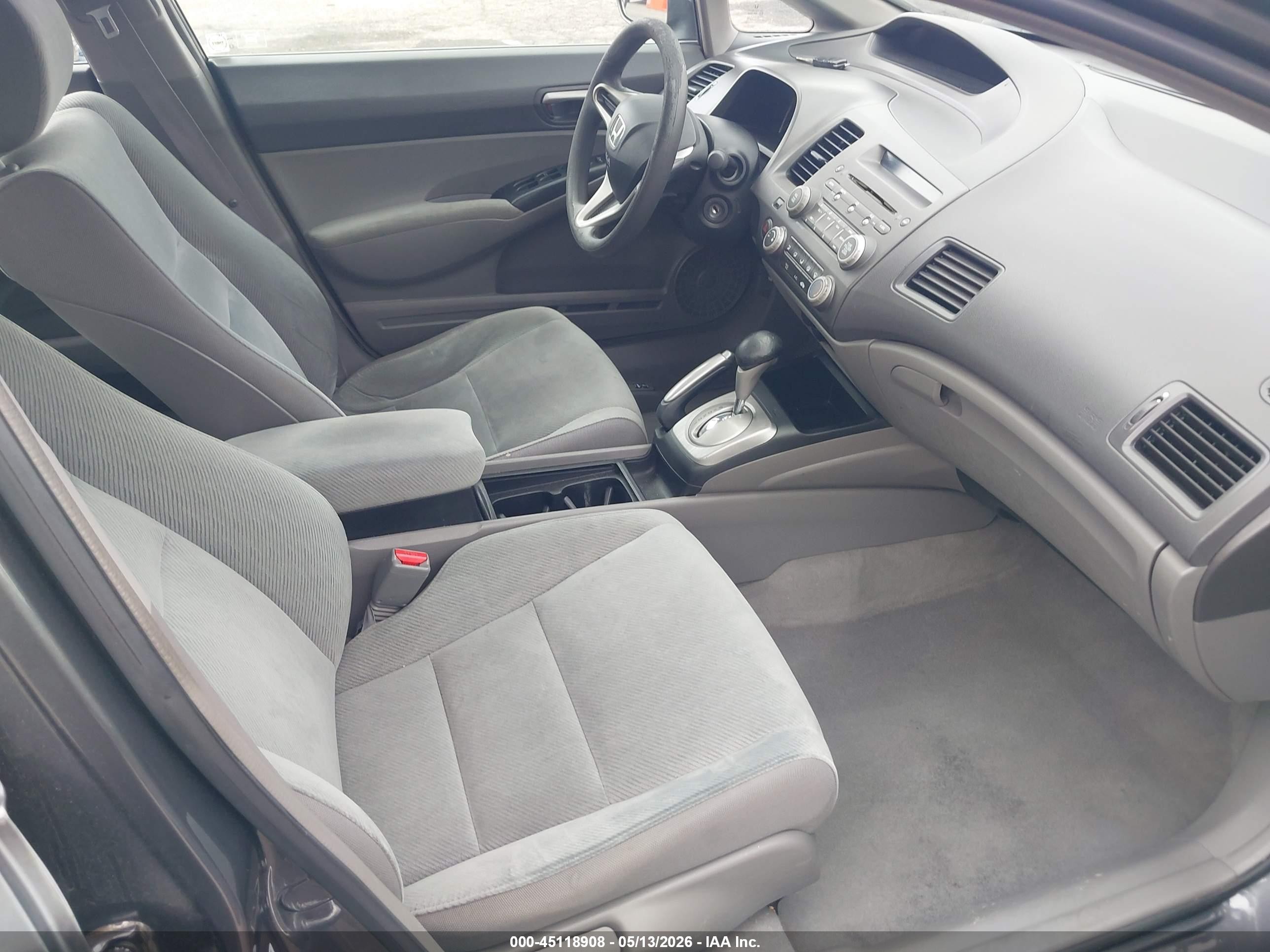2011 Honda Civic Lx Gray vin: 2HGFA1F59BH503963