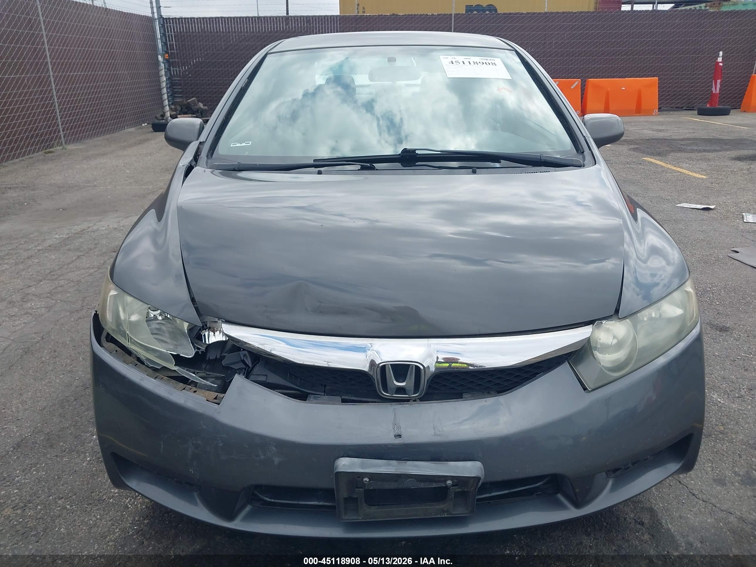 2011 Honda Civic Lx Gray vin: 2HGFA1F59BH503963