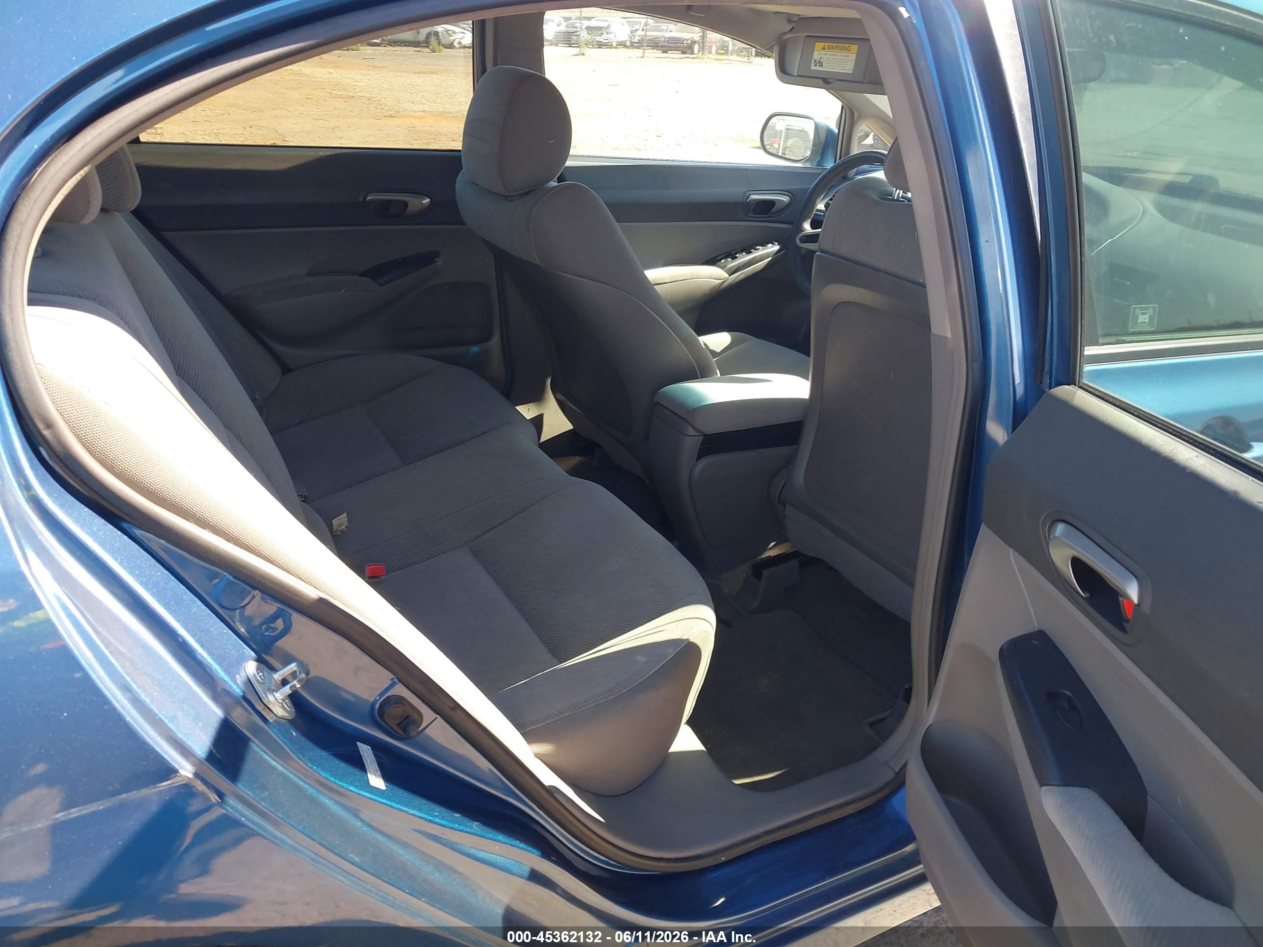 2011 Honda Civic Lx Синий vin: 2HGFA1F59BH508287