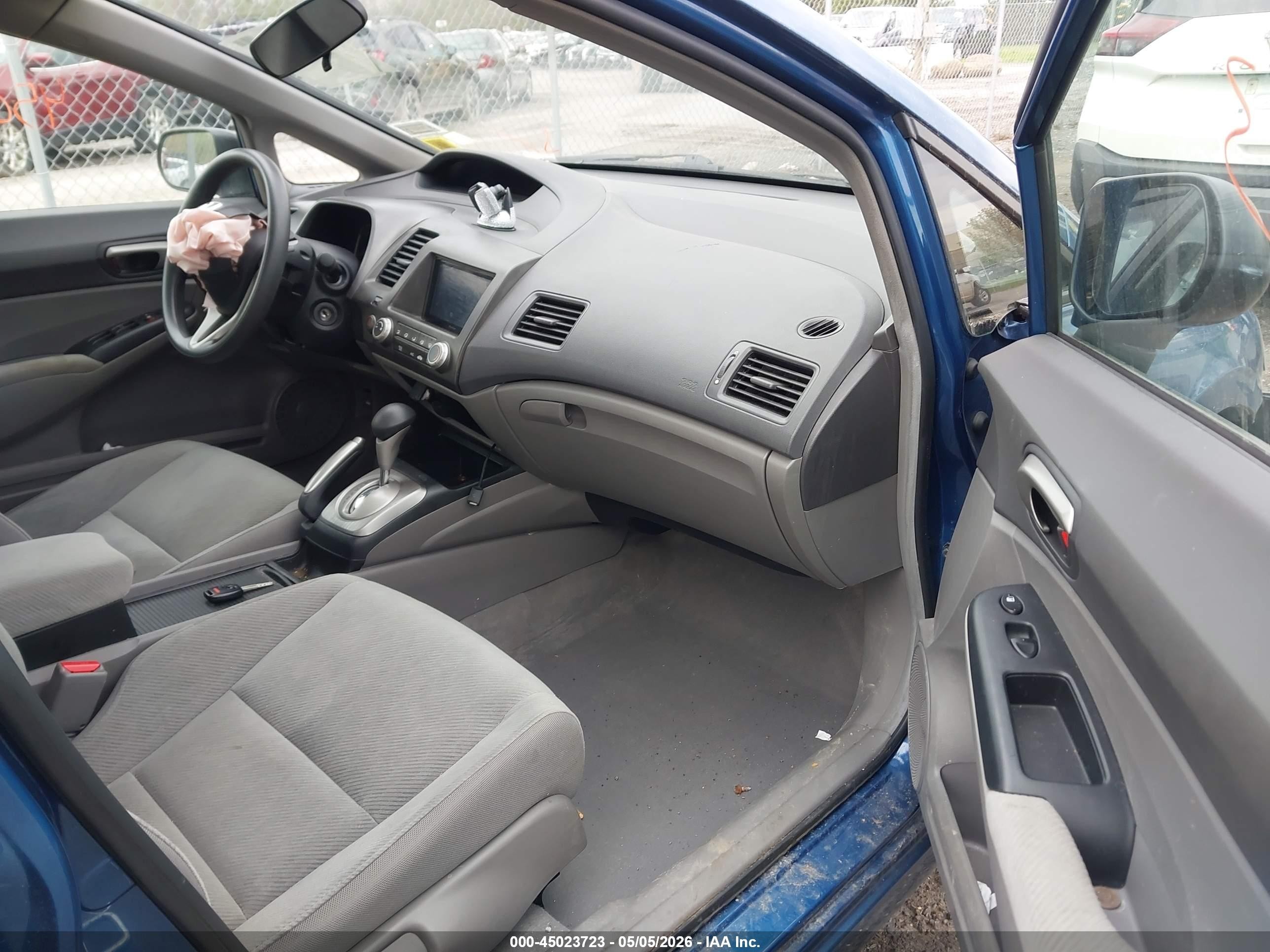 2011 Honda Civic Lx Light Blue vin: 2HGFA1F59BH510508