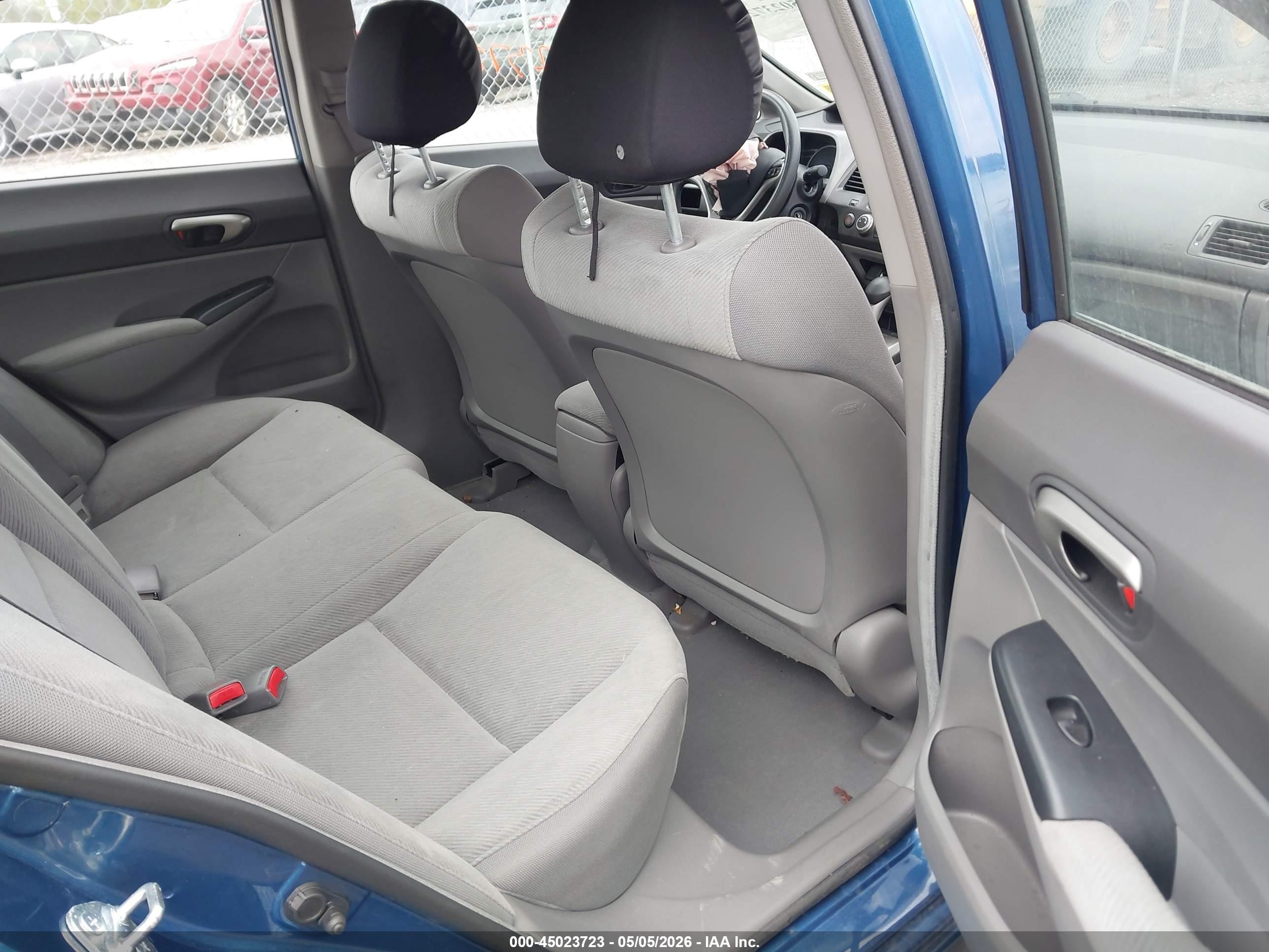 2011 Honda Civic Lx Light Blue vin: 2HGFA1F59BH510508