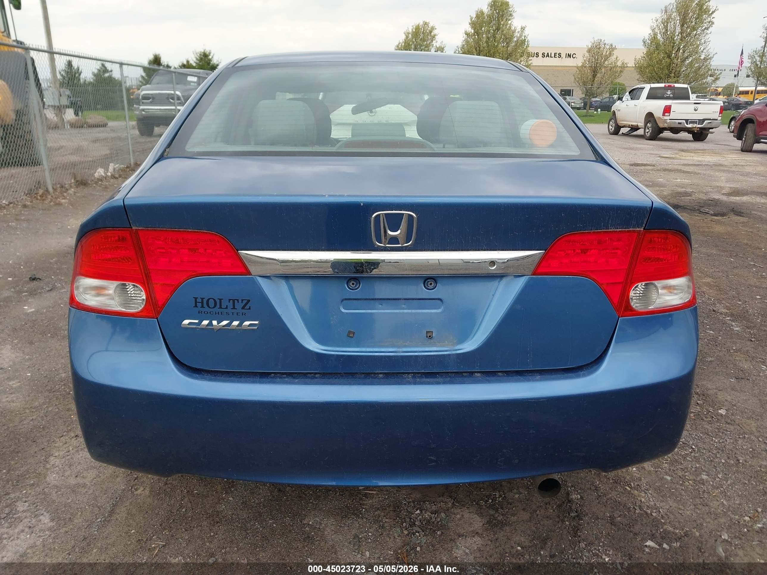 2011 Honda Civic Lx Light Blue vin: 2HGFA1F59BH510508