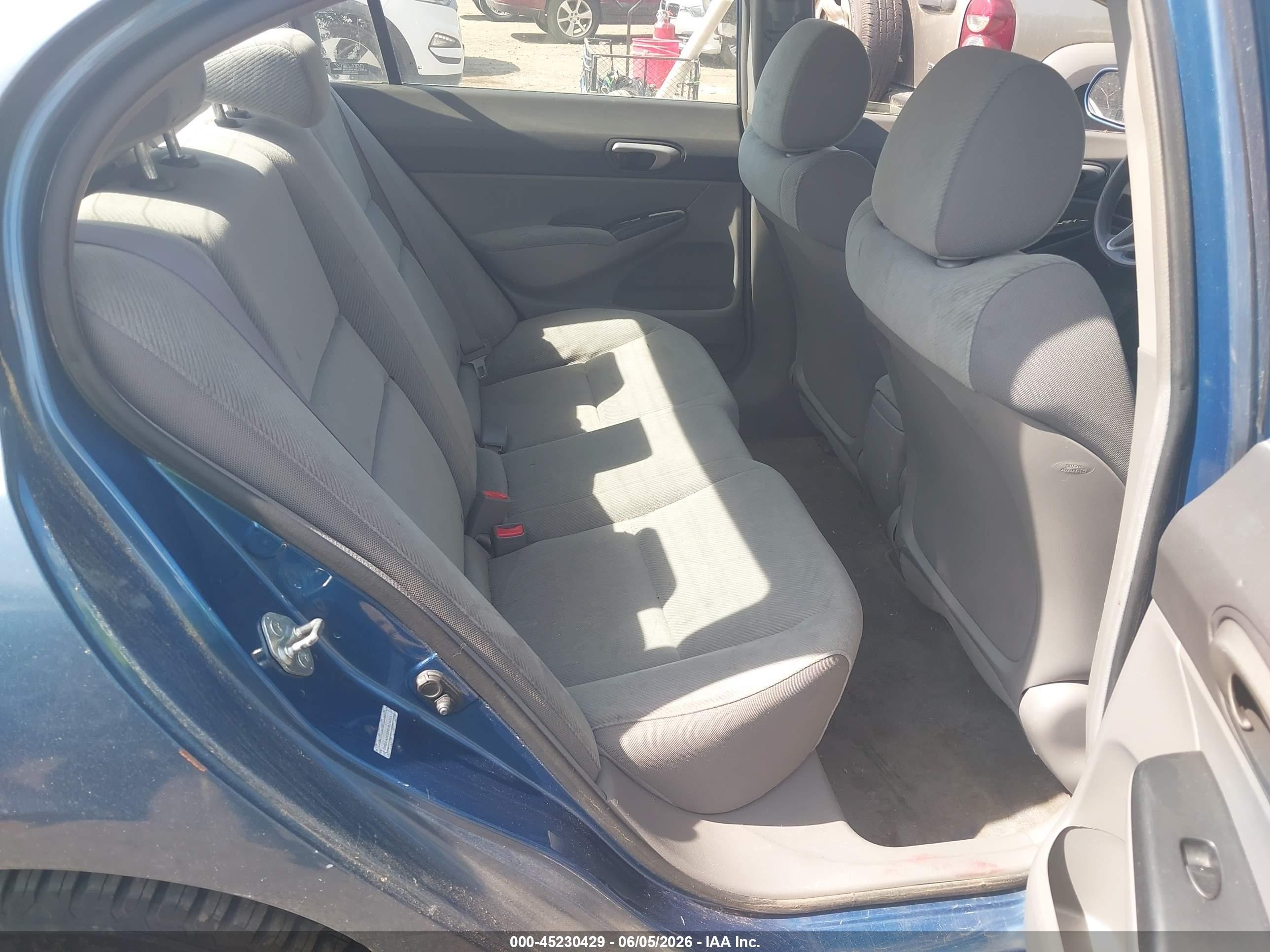 2011 Honda Civic Lx Blue vin: 2HGFA1F59BH519211