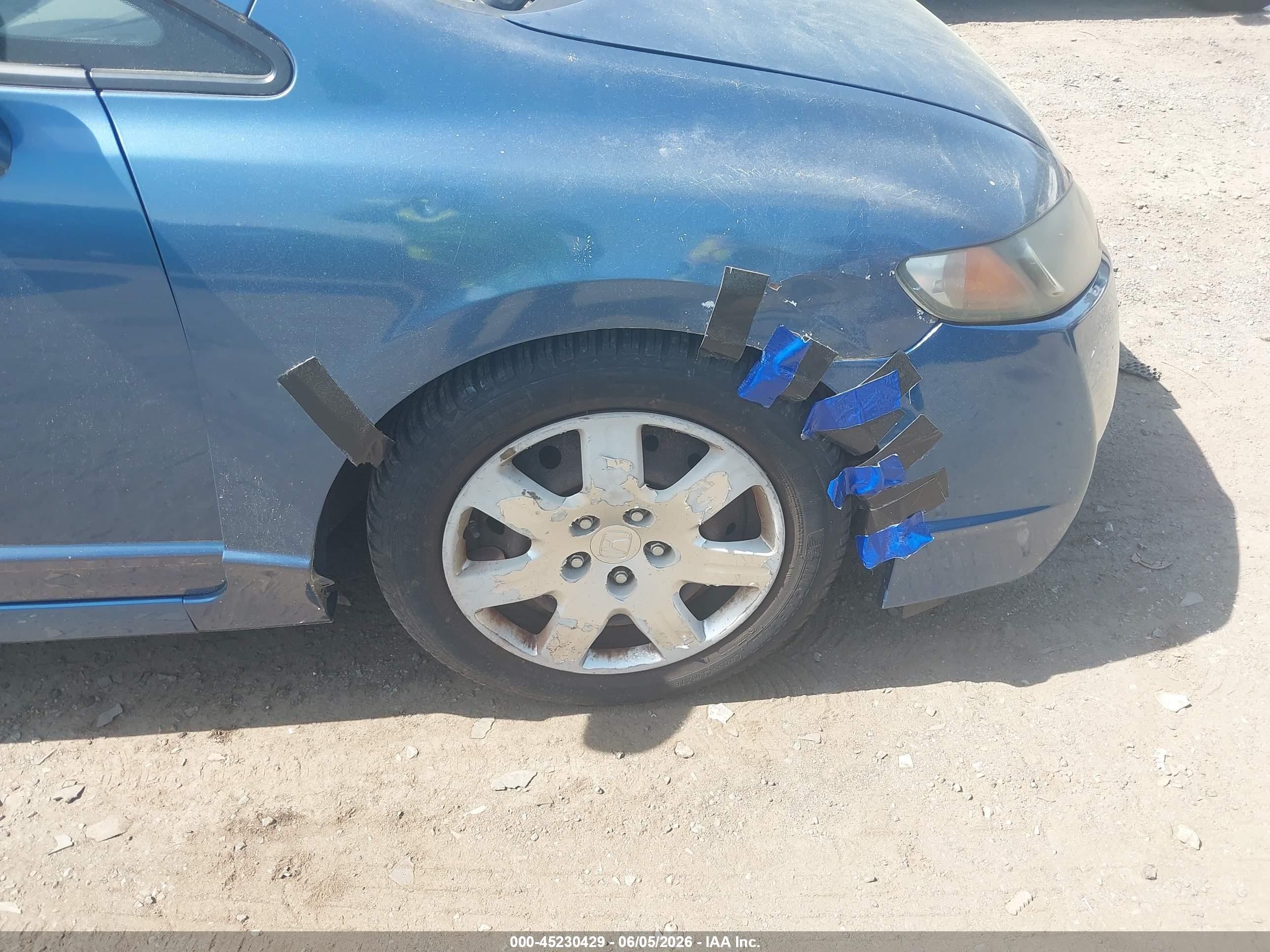 2011 Honda Civic Lx Blue vin: 2HGFA1F59BH519211