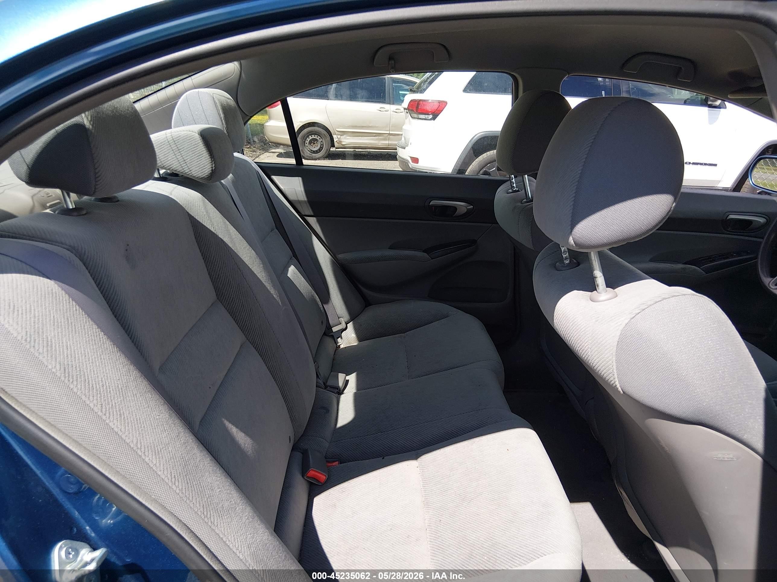 2011 Honda Civic Lx Blue vin: 2HGFA1F59BH528619