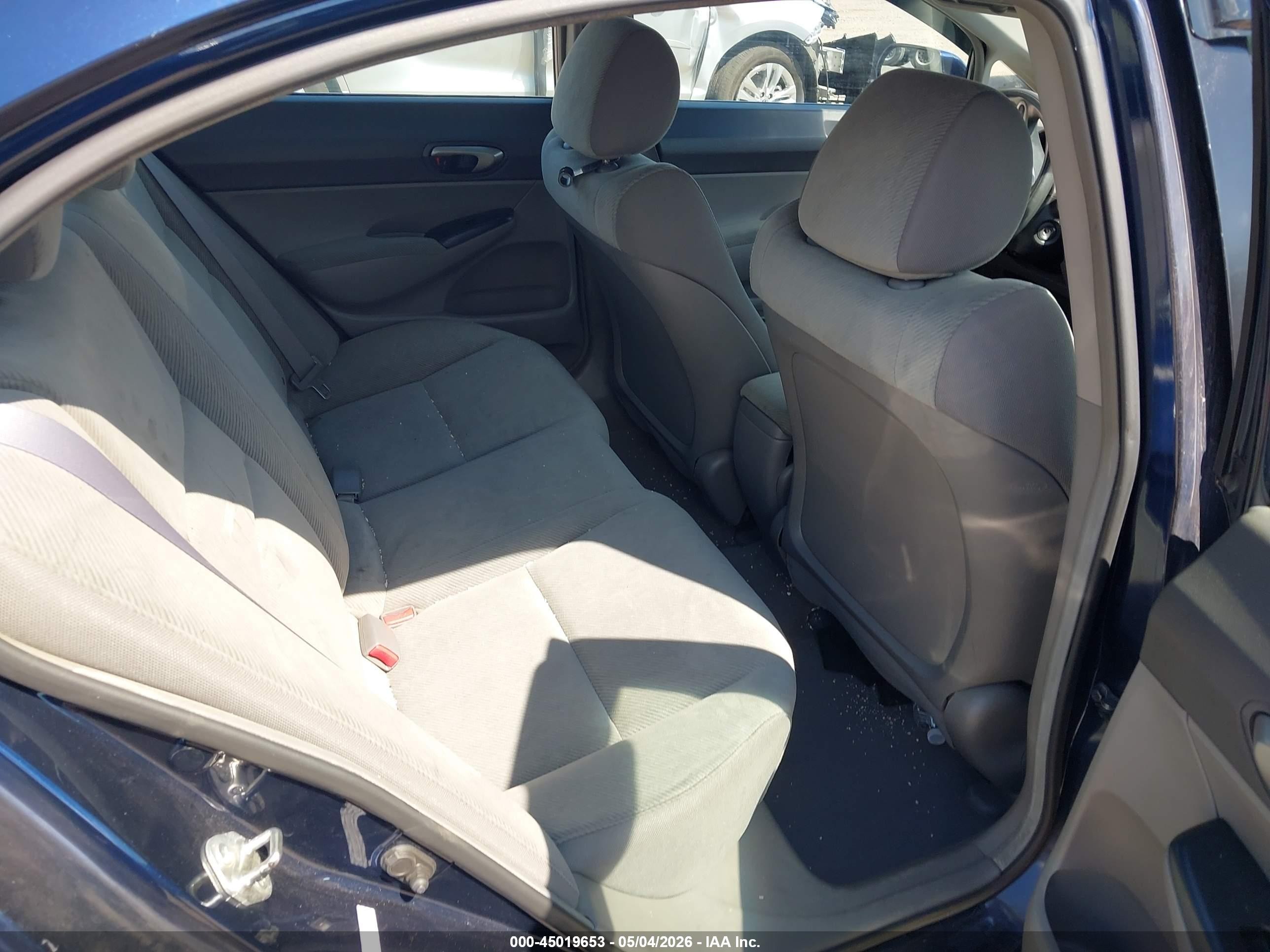 2011 Honda Civic Lx Blue vin: 2HGFA1F59BH535425