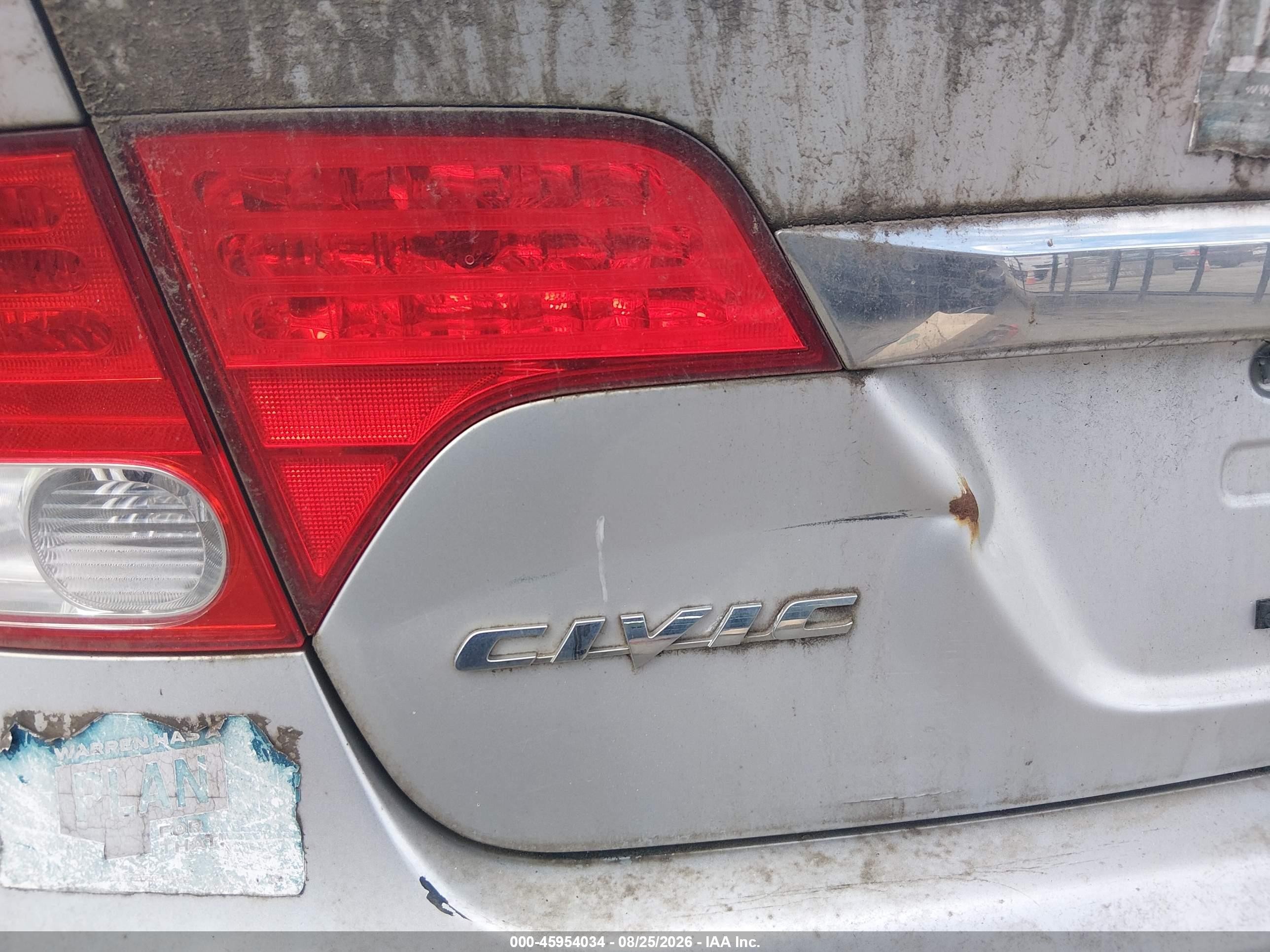 2011 Honda Civic Lx Silver vin: 2HGFA1F59BH536820