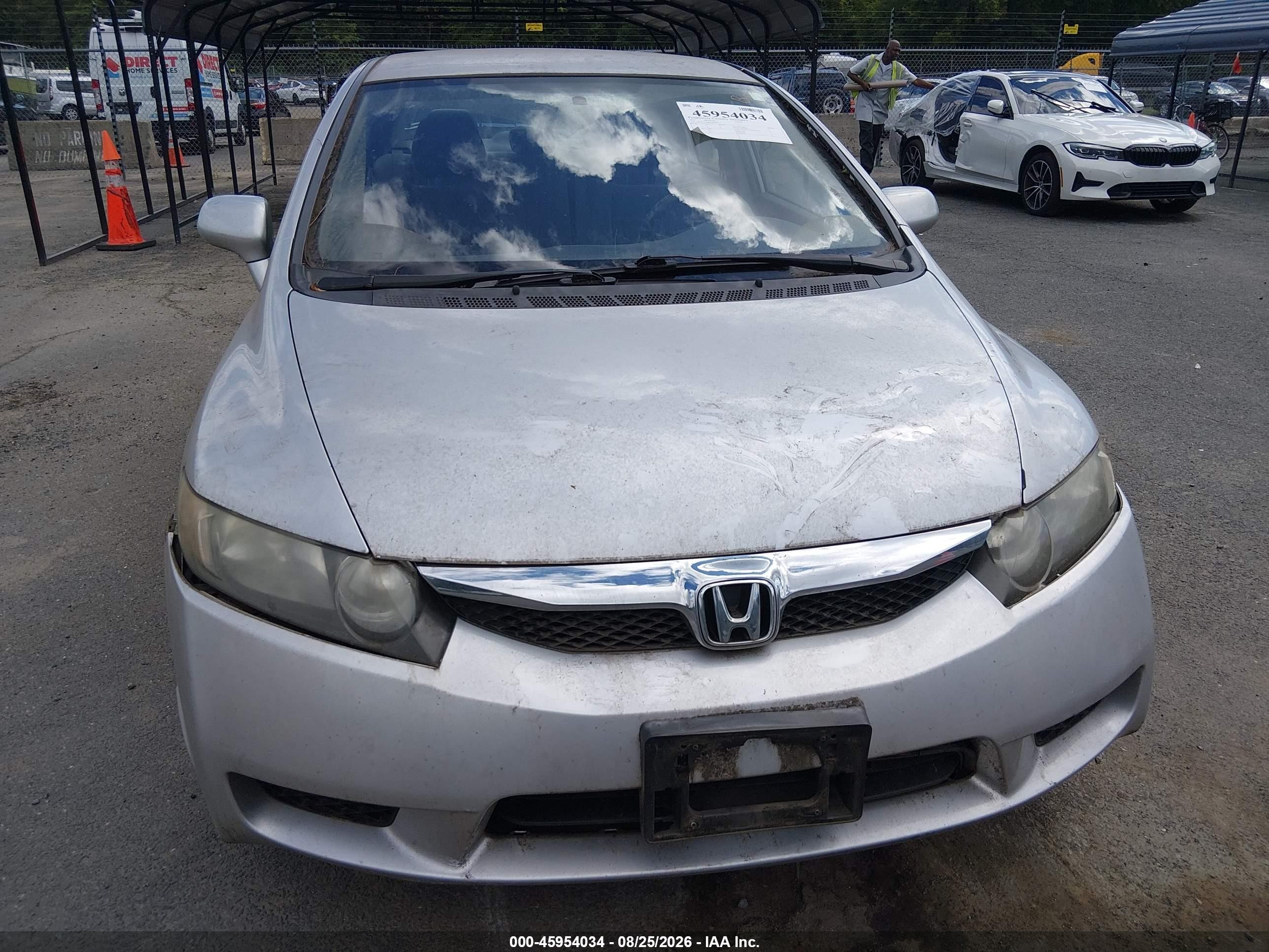 2011 Honda Civic Lx Silver vin: 2HGFA1F59BH536820