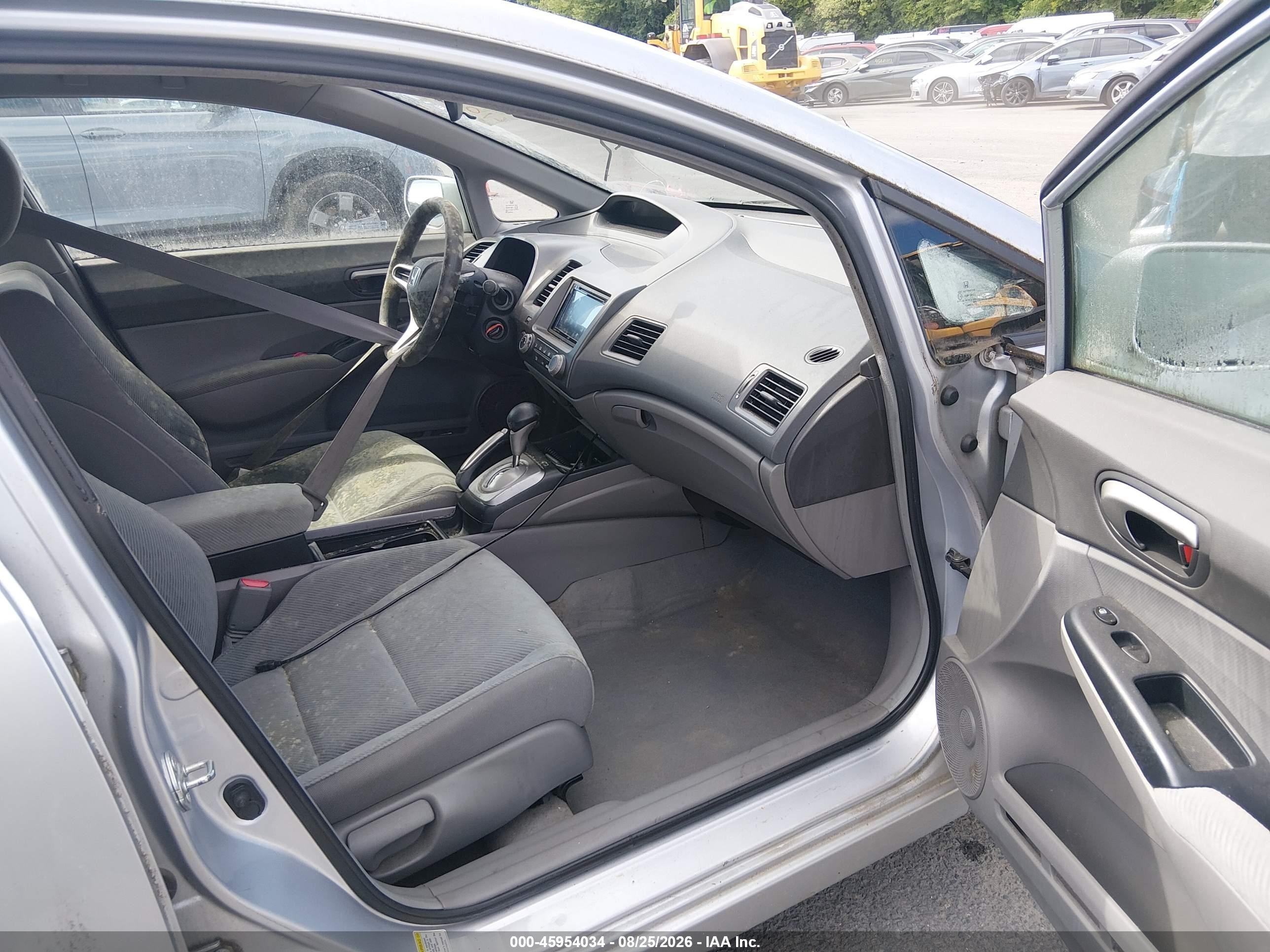 2011 Honda Civic Lx Silver vin: 2HGFA1F59BH536820
