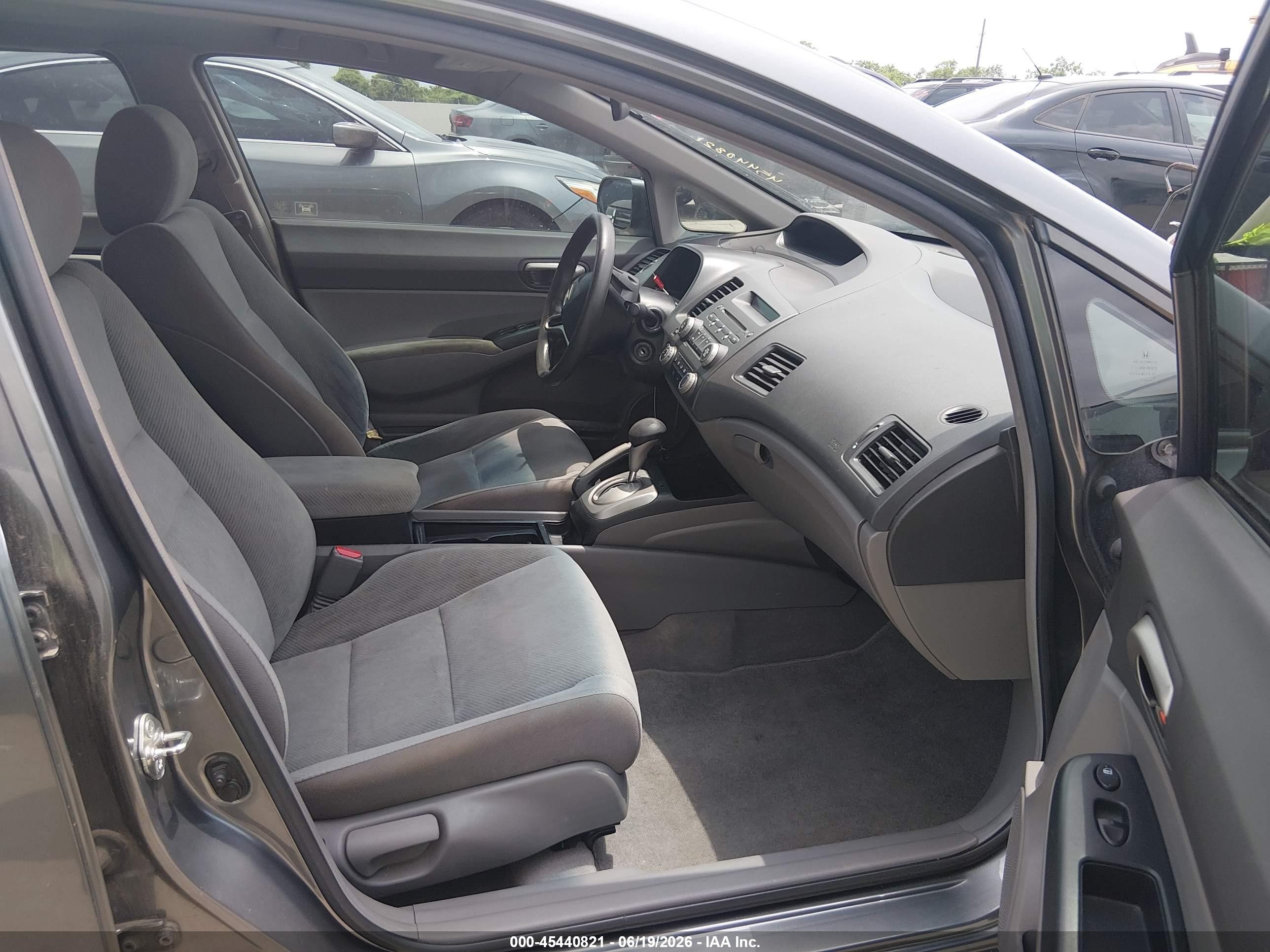 2010 Honda Civic Lx Gray vin: 2HGFA1F5XAH311918