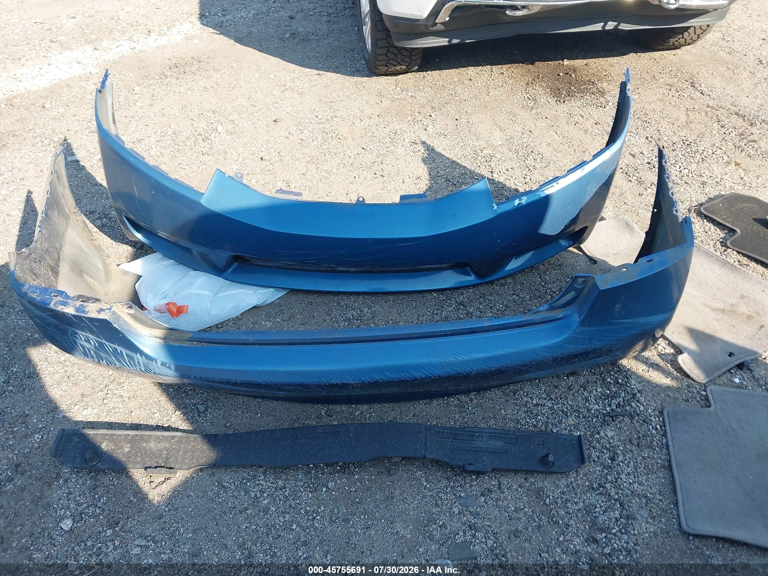2010 Honda Civic Lx Blue vin: 2HGFA1F5XAH320165