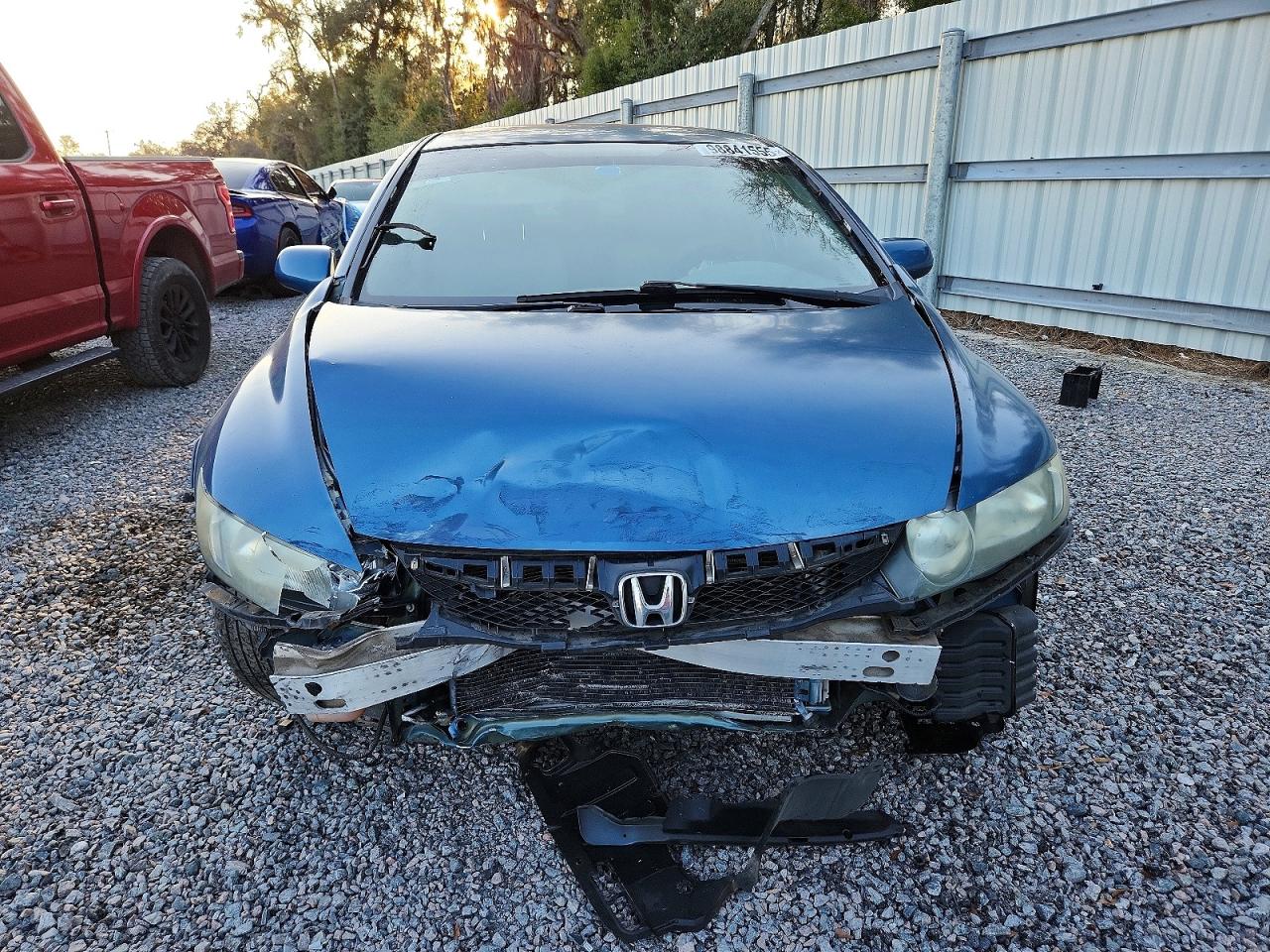 2010 Honda Civic Lx Blue vin: 2HGFA1F5XAH322773