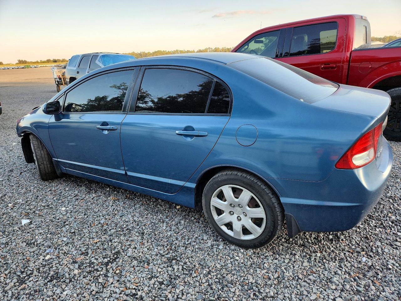 2010 Honda Civic Lx Blue vin: 2HGFA1F5XAH322773