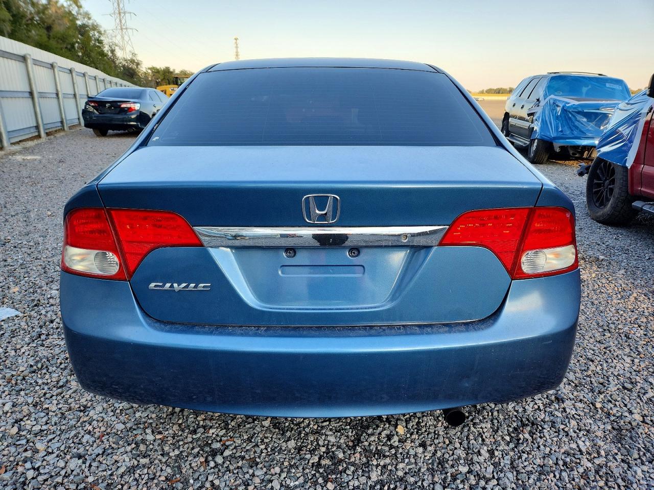 2010 Honda Civic Lx Blue vin: 2HGFA1F5XAH322773