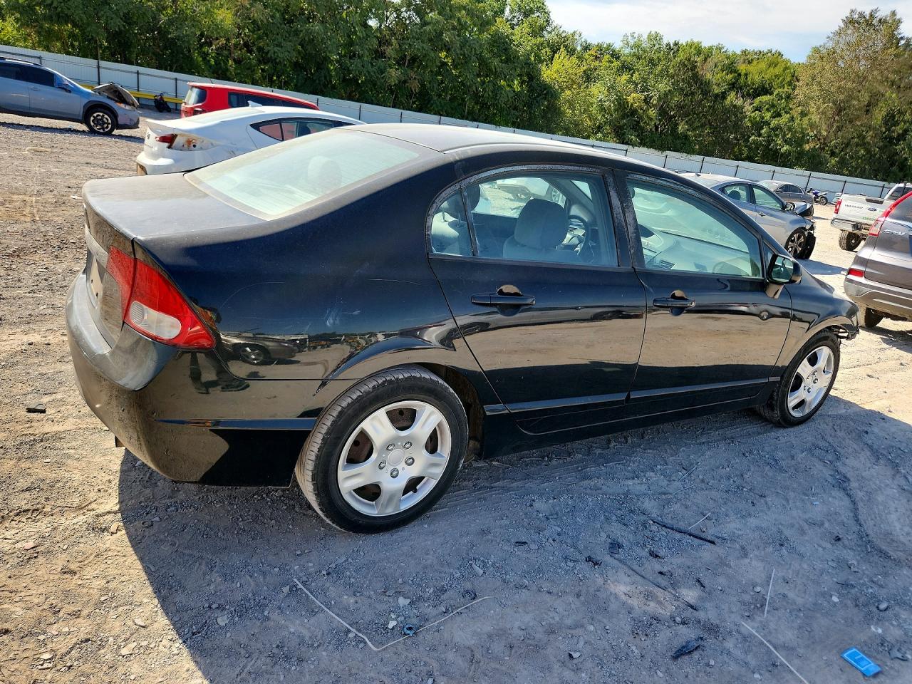 2010 Honda Civic Lx Black vin: 2HGFA1F5XAH323437
