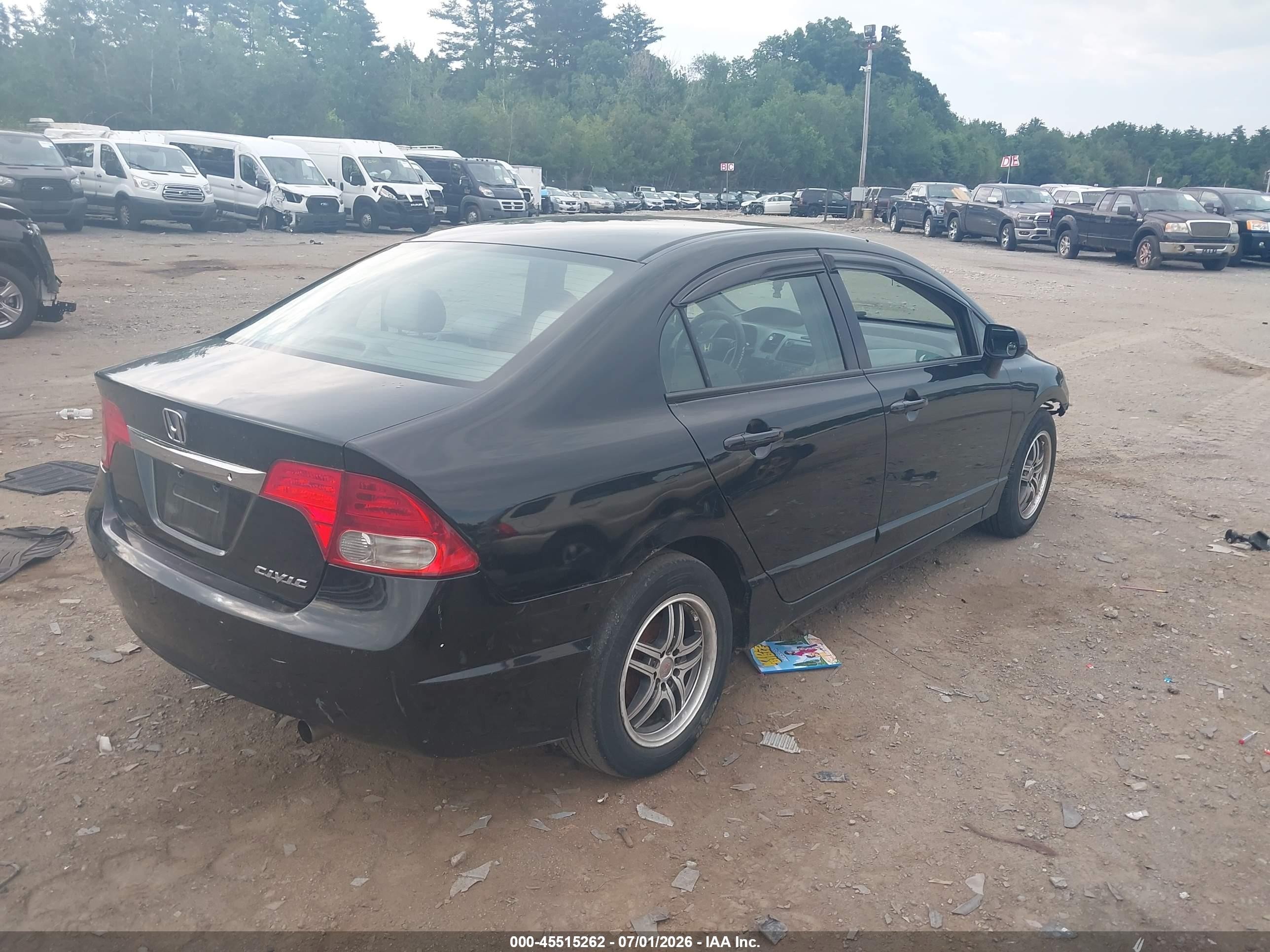 2010 Honda Civic Lx Black vin: 2HGFA1F5XAH329965