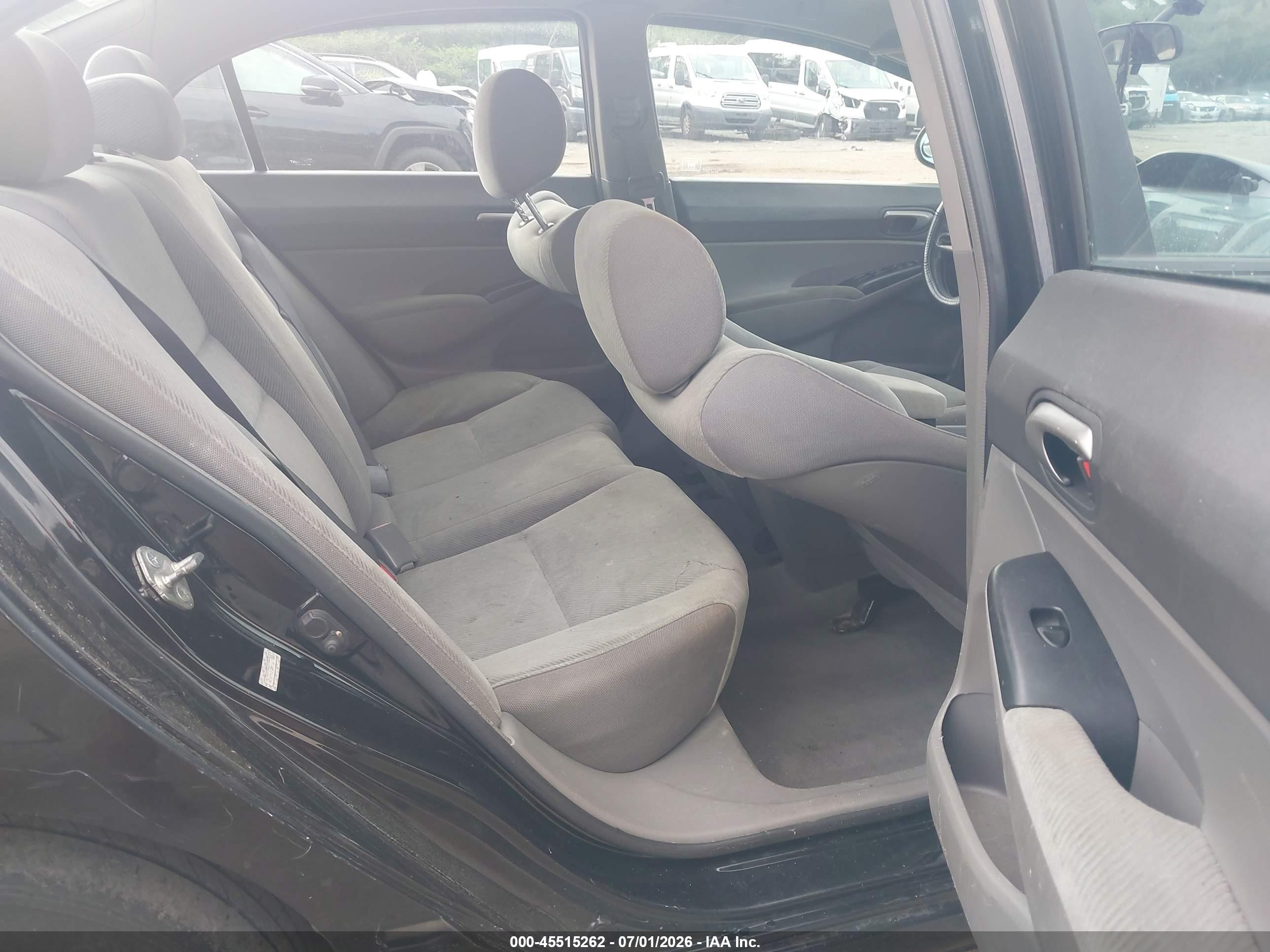 2010 Honda Civic Lx Black vin: 2HGFA1F5XAH329965