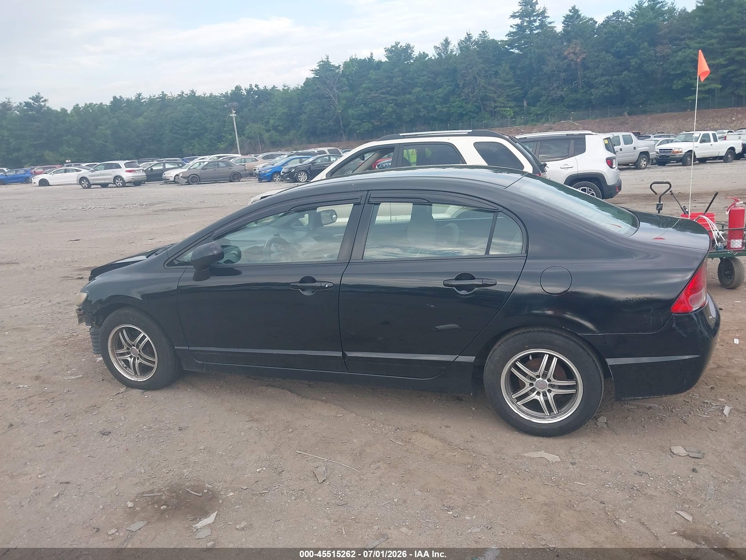 2010 Honda Civic Lx Black vin: 2HGFA1F5XAH329965