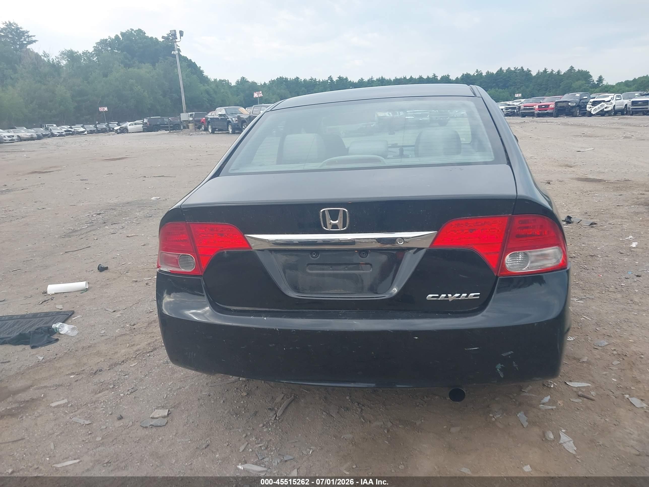 2010 Honda Civic Lx Black vin: 2HGFA1F5XAH329965
