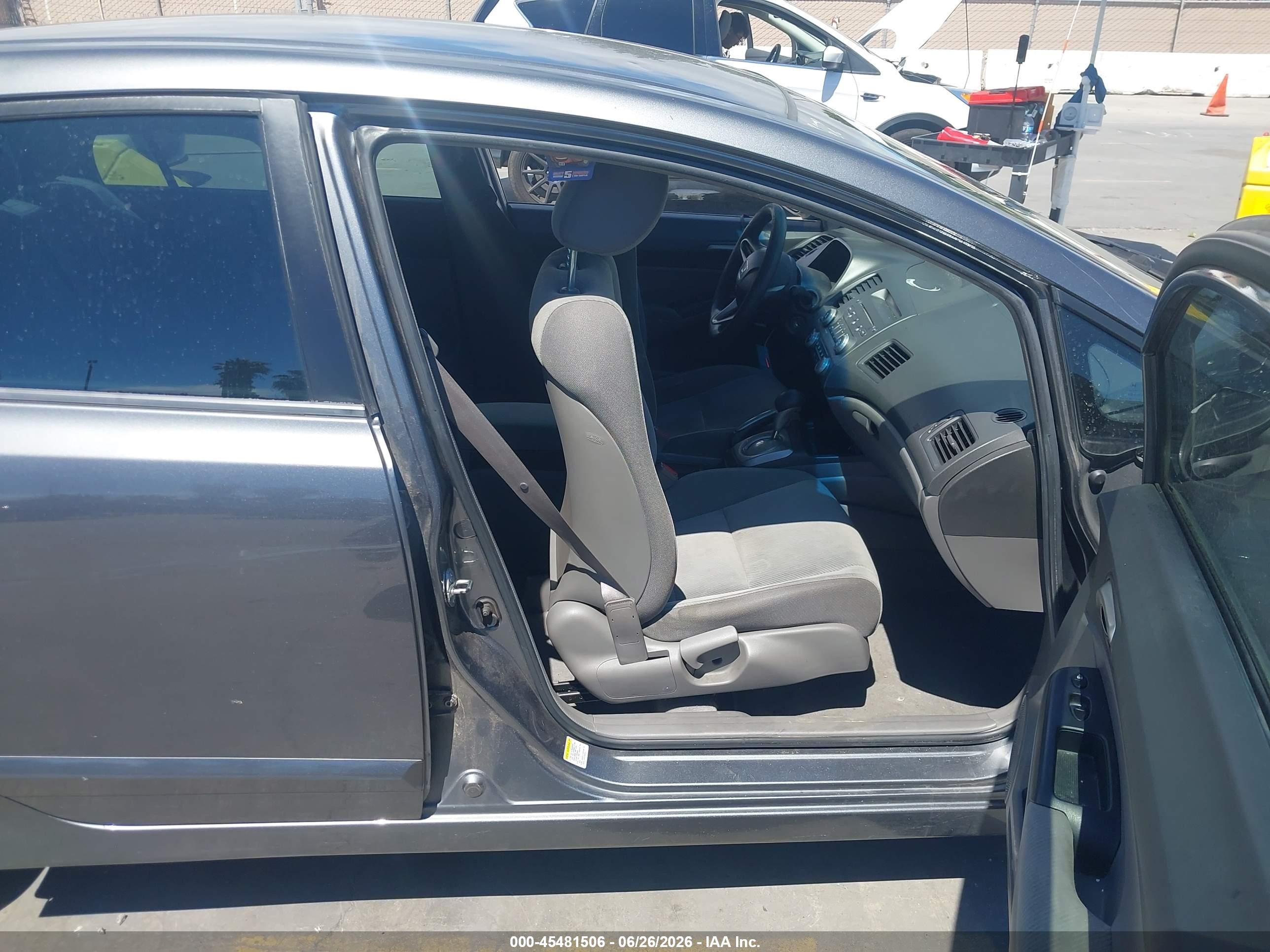 2010 Honda Civic Lx Gray vin: 2HGFA1F5XAH330307