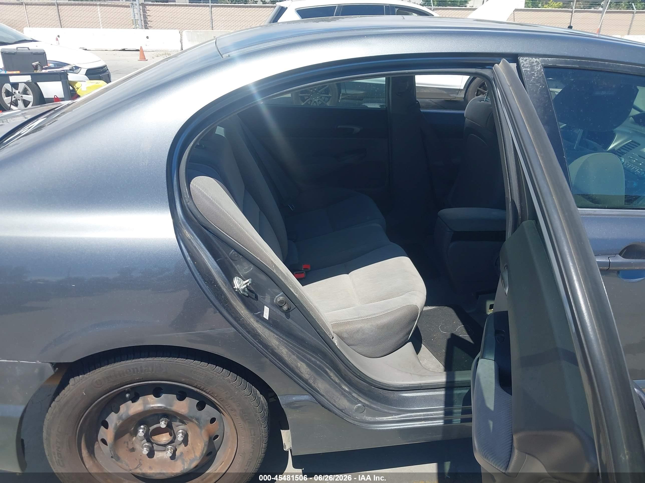 2010 Honda Civic Lx Gray vin: 2HGFA1F5XAH330307