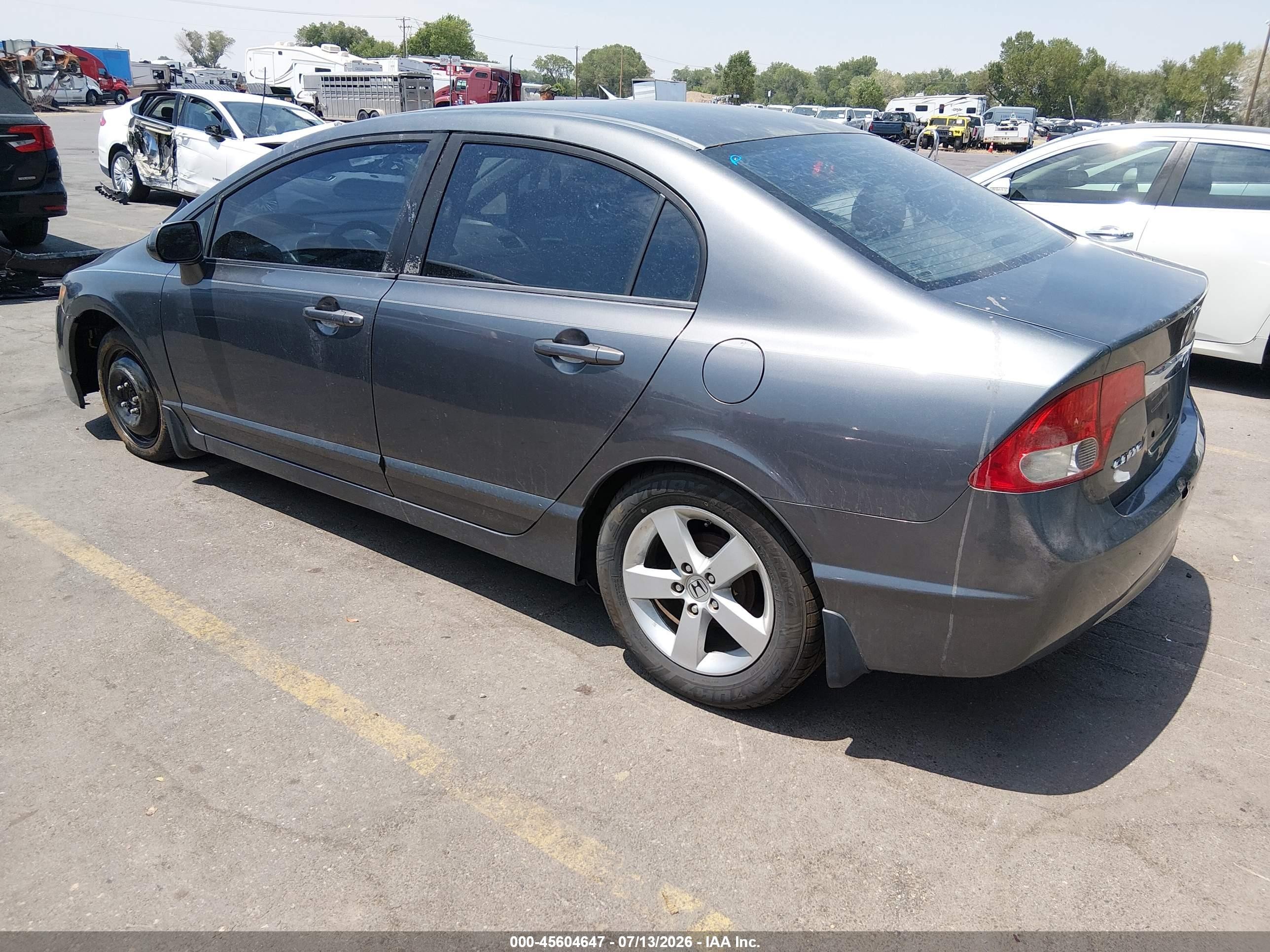 2010 Honda Civic Lx Gray vin: 2HGFA1F5XAH331232