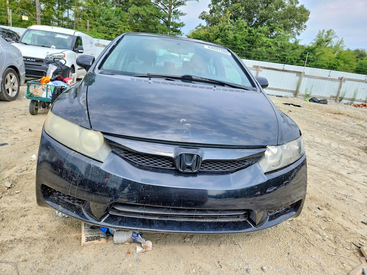 2010 Honda Civic Lx Black vin: 2HGFA1F5XAH501377