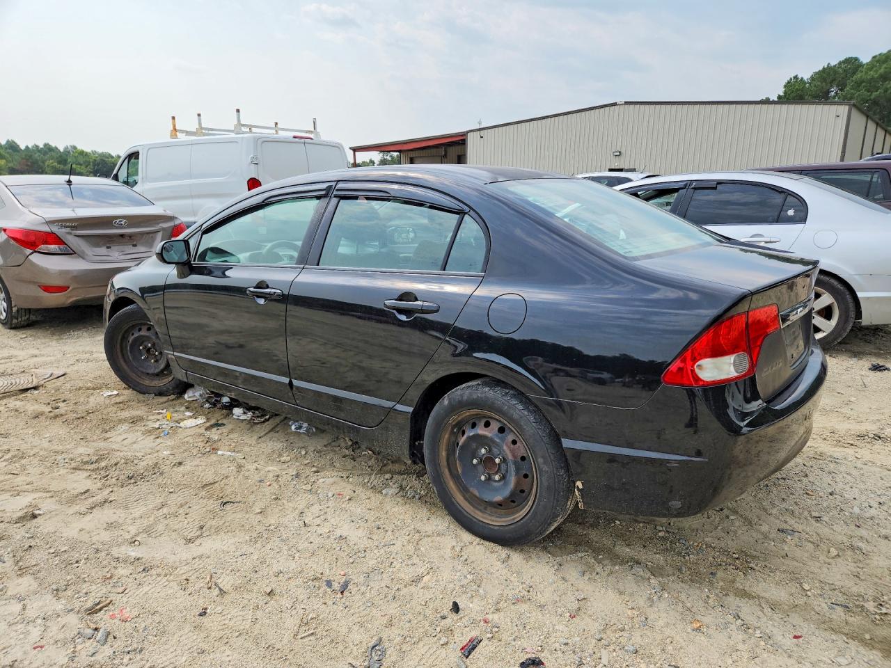 2010 Honda Civic Lx Black vin: 2HGFA1F5XAH501377