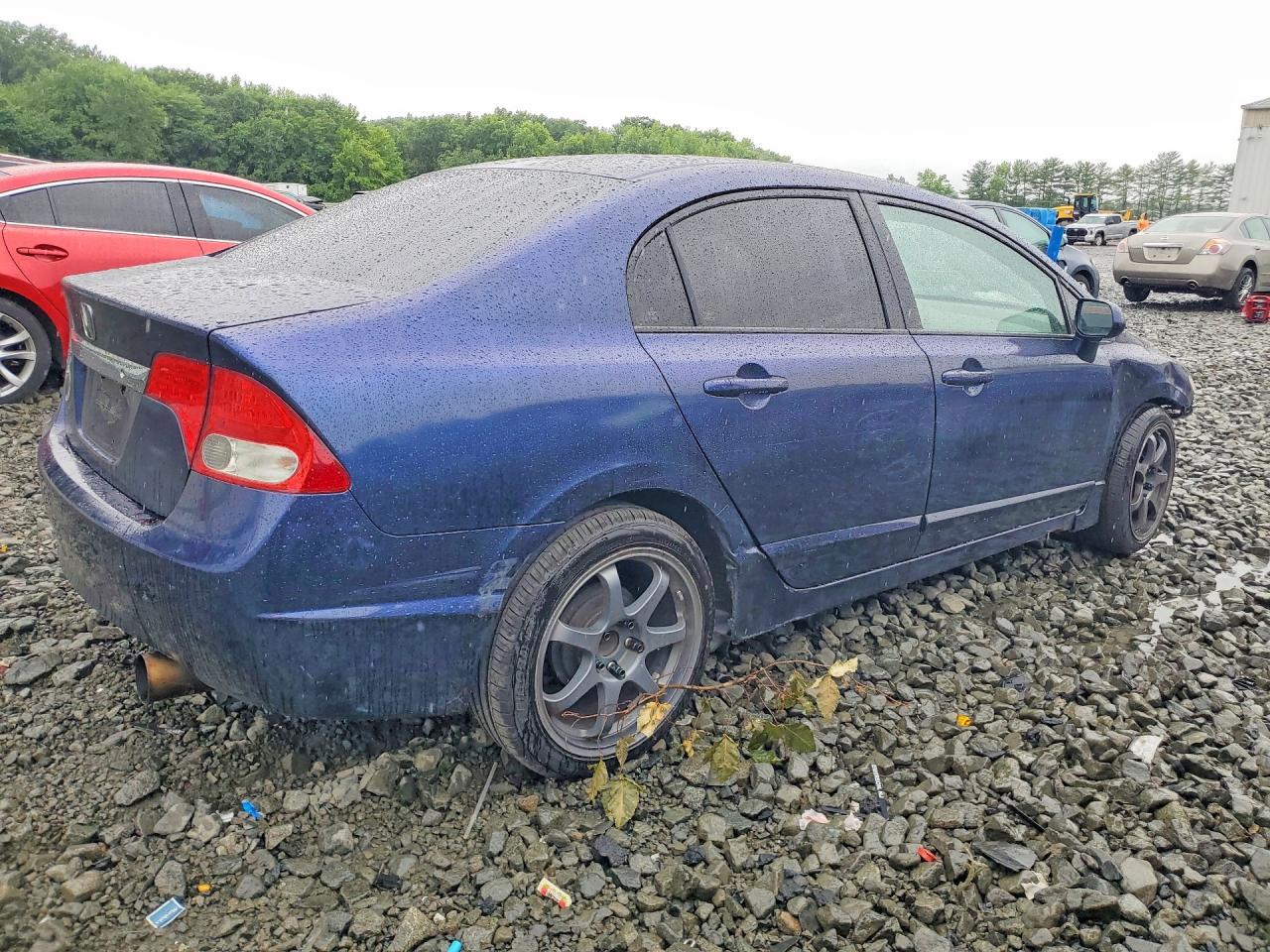 2010 Honda Civic Lx Blue vin: 2HGFA1F5XAH502111