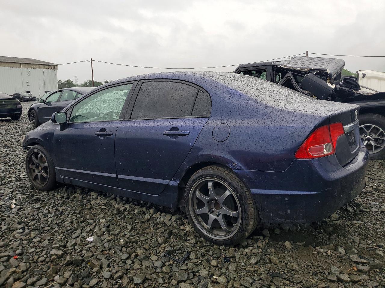 2010 Honda Civic Lx Blue vin: 2HGFA1F5XAH502111