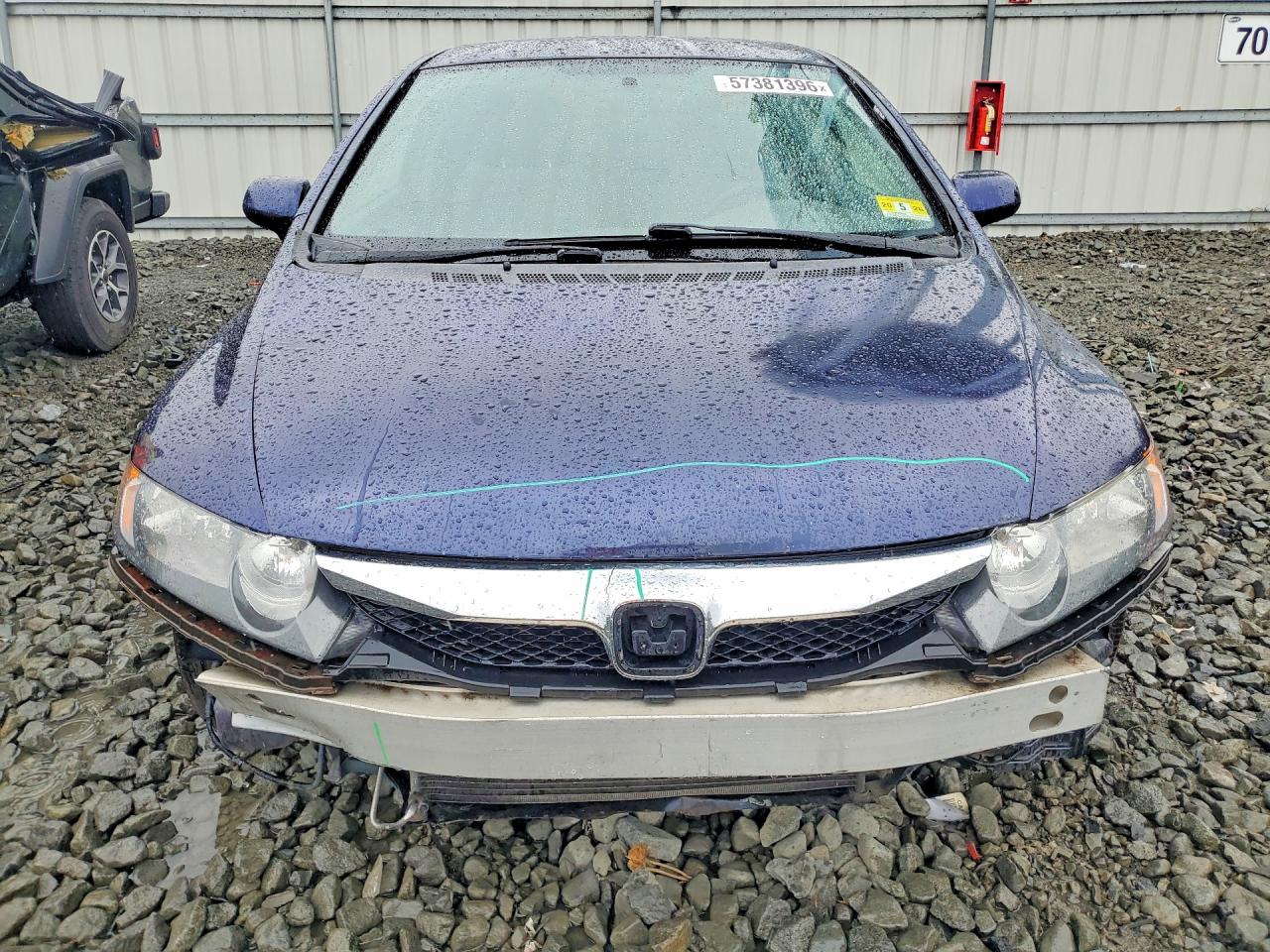 2010 Honda Civic Lx Blue vin: 2HGFA1F5XAH502111