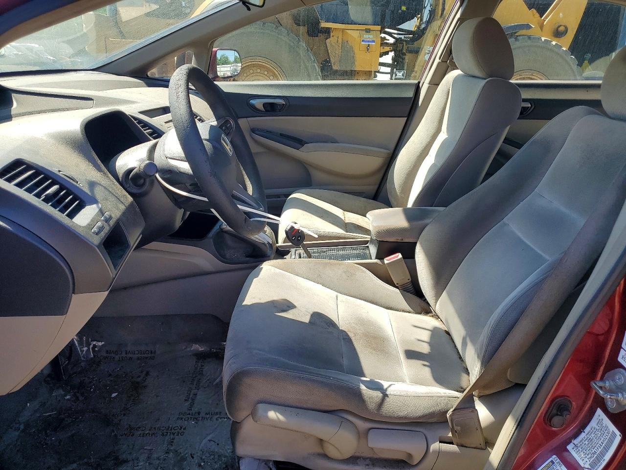 2010 Honda Civic Lx Maroon vin: 2HGFA1F5XAH525307