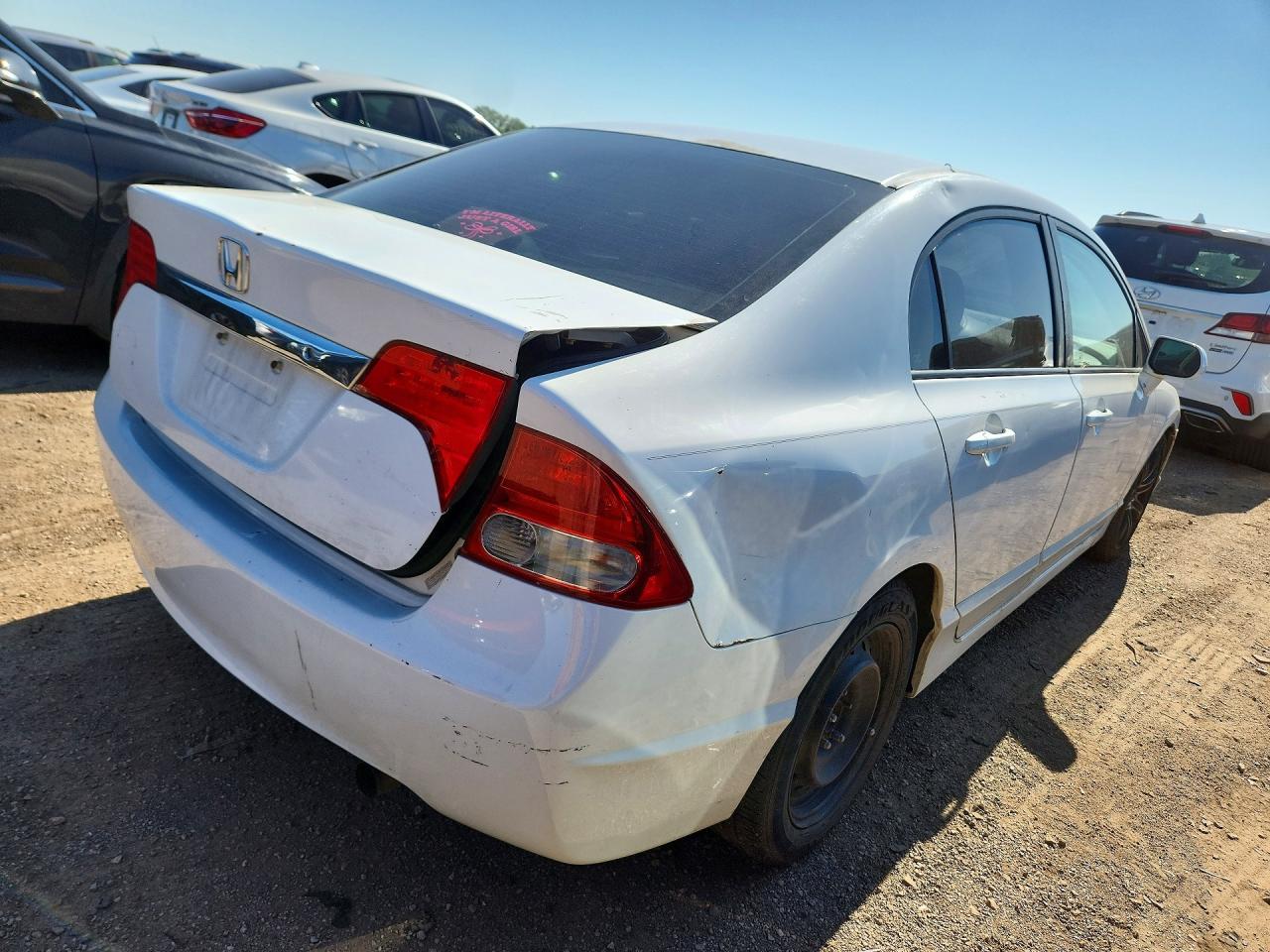 2010 Honda Civic Lx Белый vin: 2HGFA1F5XAH527431