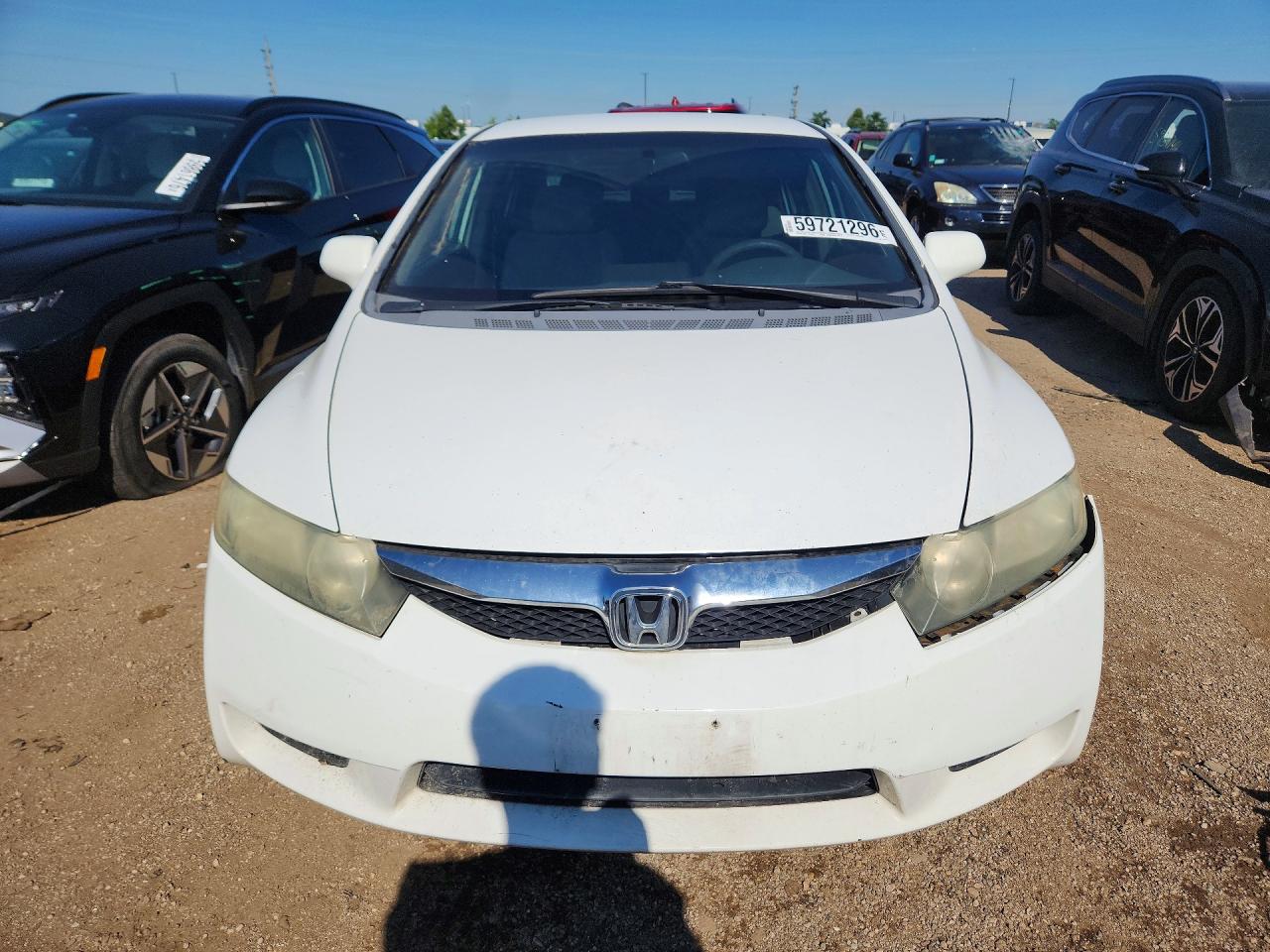 2010 Honda Civic Lx Белый vin: 2HGFA1F5XAH527431